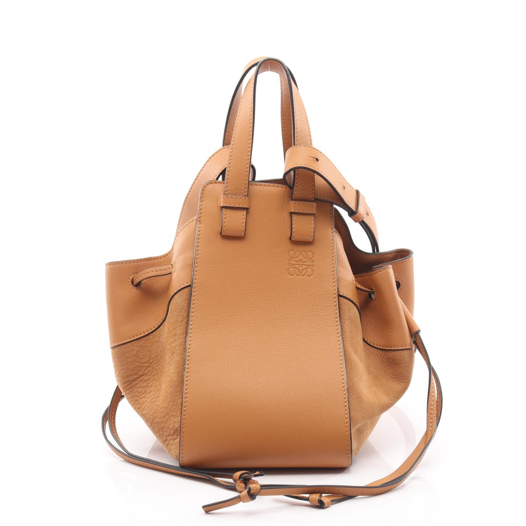 Loewe Loewe Loewe Hammock Drawstring Small Leather Shoulder Bag Leather Shoulder Bag 31479Z95 DUTY FREE for USA Size ONE SIZE - 1 Thumbnail