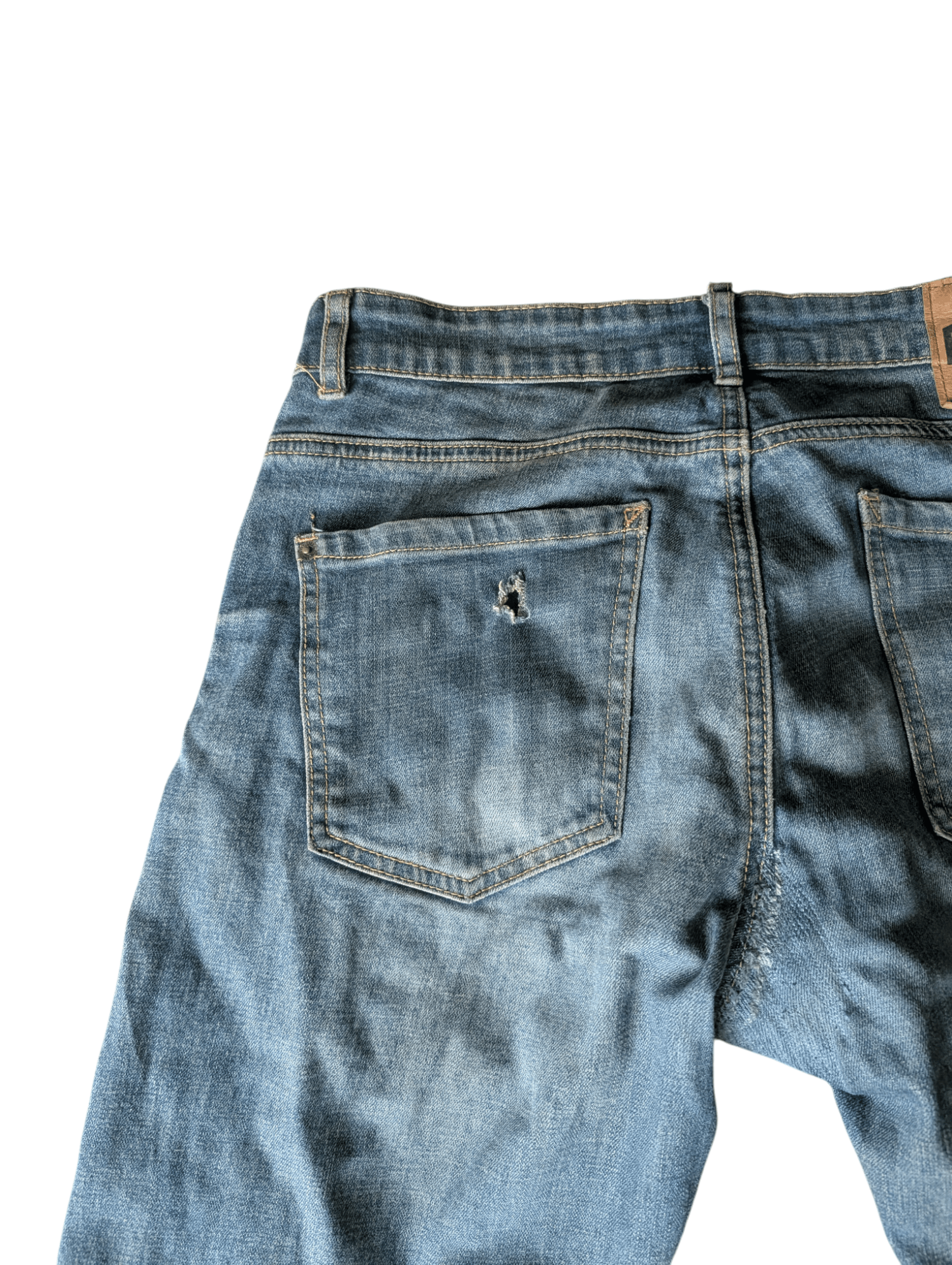 Dsquared2 Dsquared2 Italy Ripped Patch Work Low Rise Jeans Size US 30 / EU 46 - 12 Thumbnail
