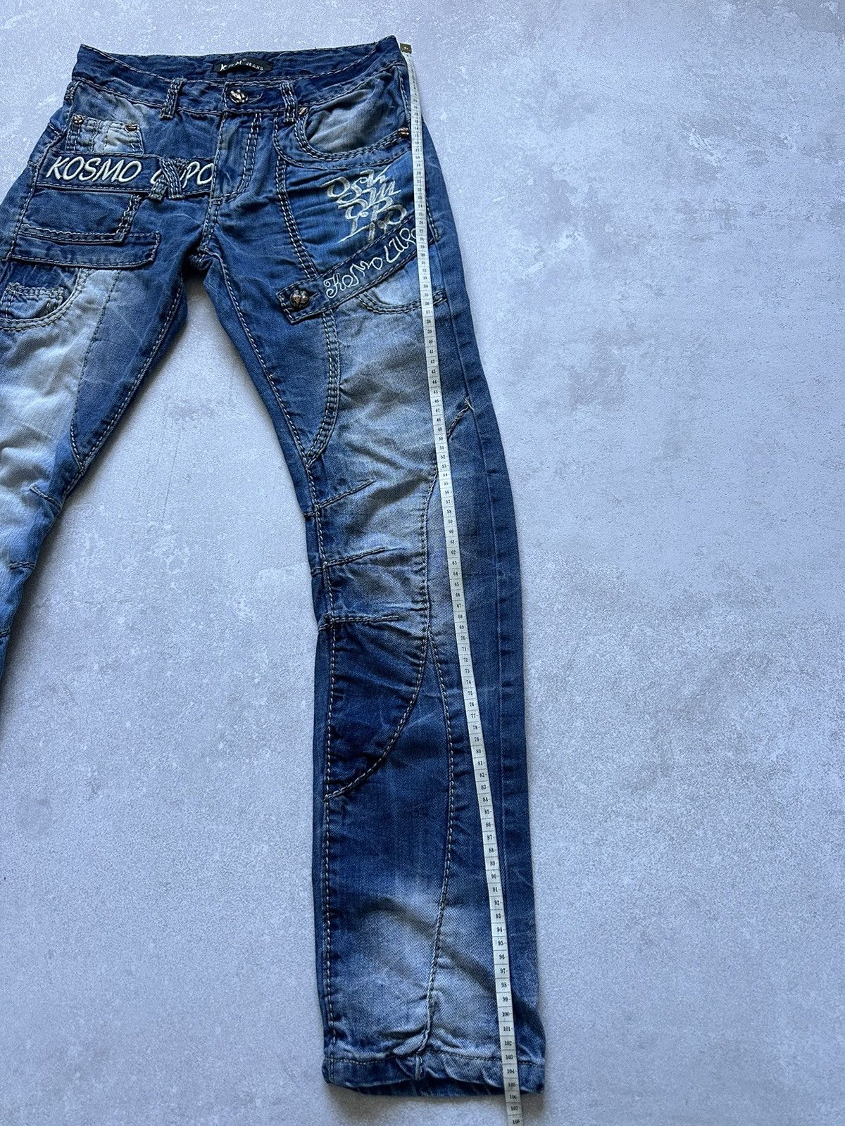 Japanese Brand × Vintage Jeans Kosmo-Lupo Y2K Japanese Style size 29 Vintage Crazy Size US 29 - 8 Thumbnail