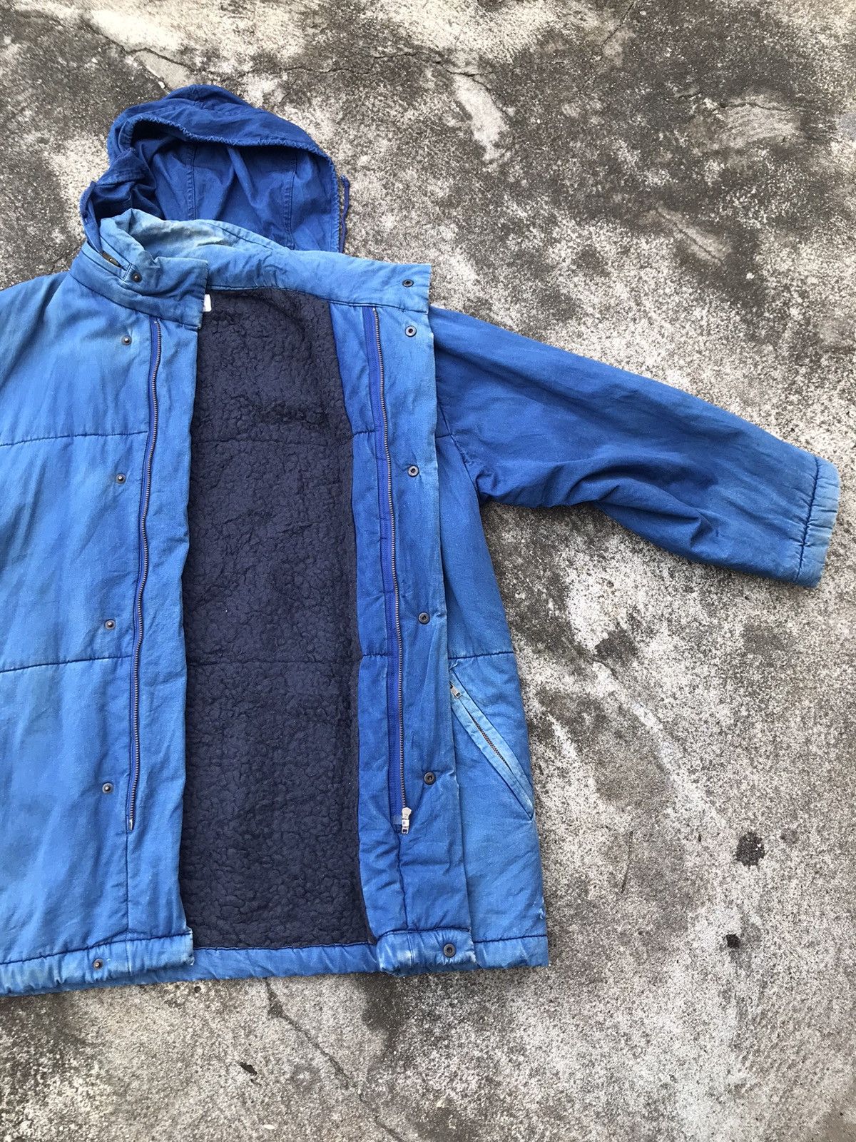 Issey Miyake Issey Miyake Plantation Indigo Hoodie Jacket Size US M / EU 48-50 / 2 - 14 Thumbnail