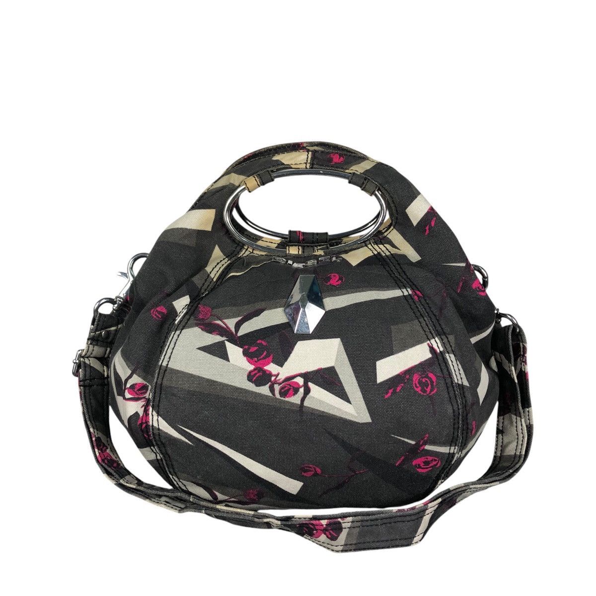 Diesel × Diesel Black Gold × Japanese Brand 📌Handbag/Shoulder Bag Diesel Over Print Design Size ONE SIZE - 1 Thumbnail