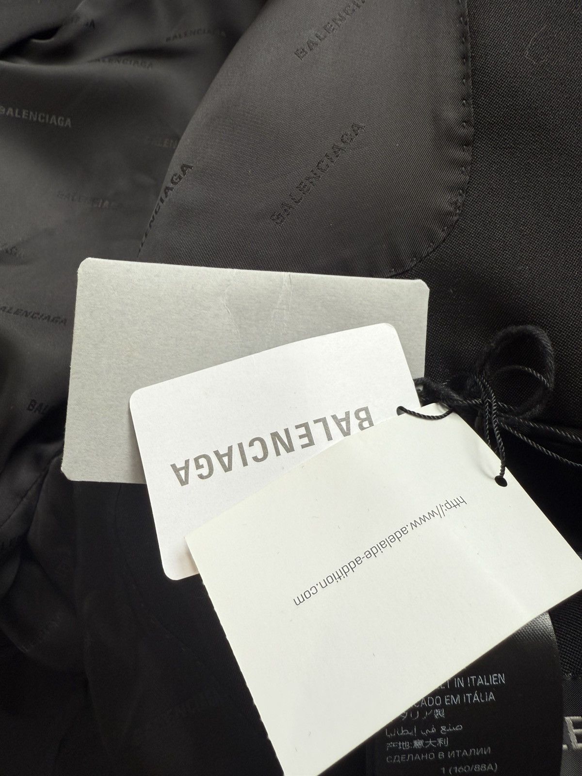 Balenciaga Balenciaga Folded Wool Jacket Size 50S - 7 Thumbnail