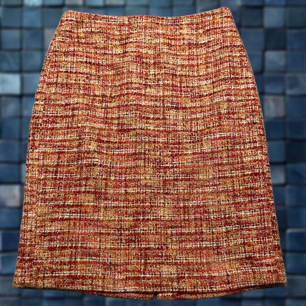Talbots Talbots Womens 10 Skirt Multicolor Tweed Pencil Straight Office Business Lined Size 32" / US 10 / IT 46 - 1 Thumbnail