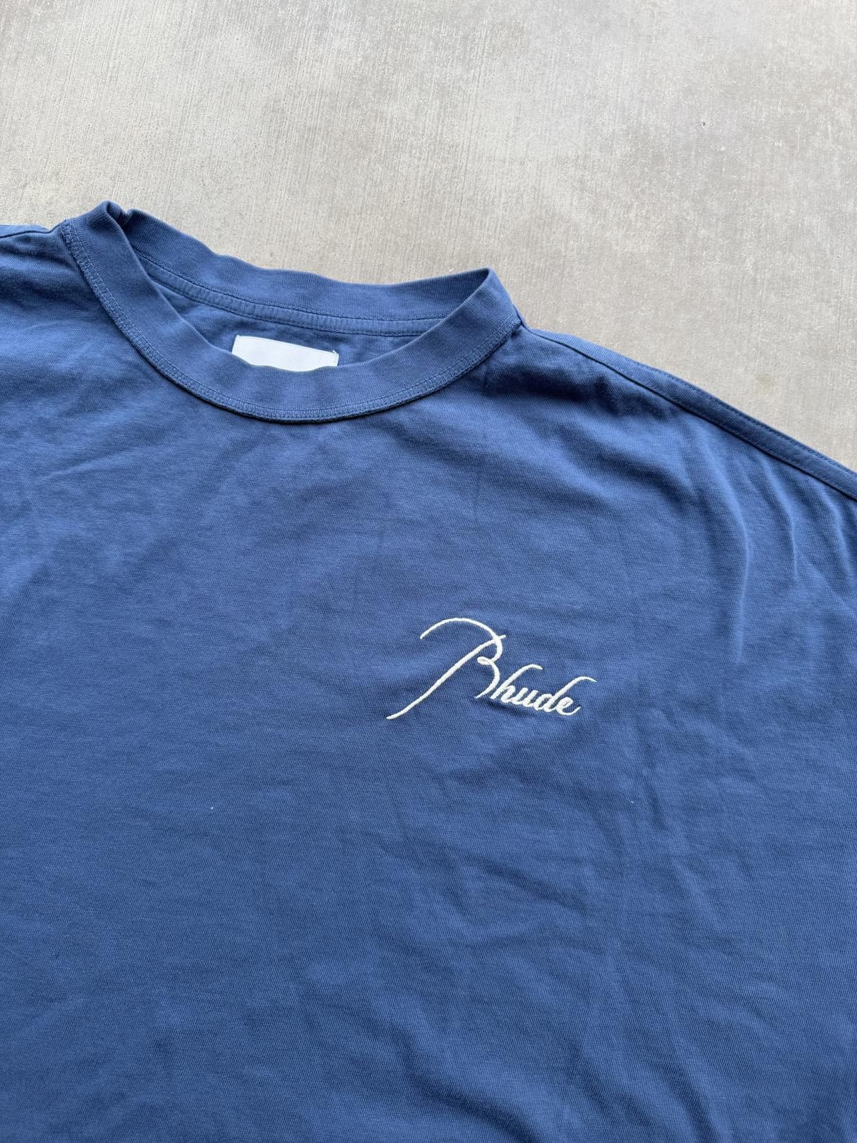 Rhude Rhude Reverse T-Shirt – Blue – Size Large – New With Tags Size US L / EU 52-54 / 3 - 2 Thumbnail