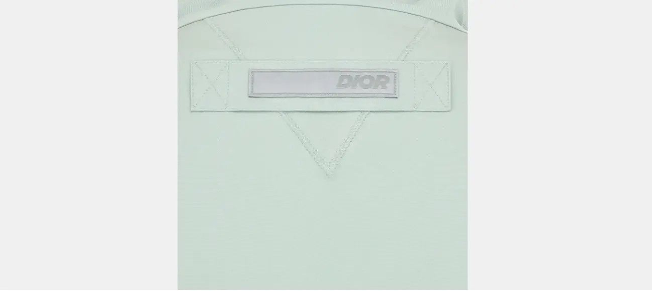 Dior o1w1db10824 Oversized Hooded Sweatshirts in Sea Green & Grey Size US XXL / EU 58 / 5 - 3 Thumbnail