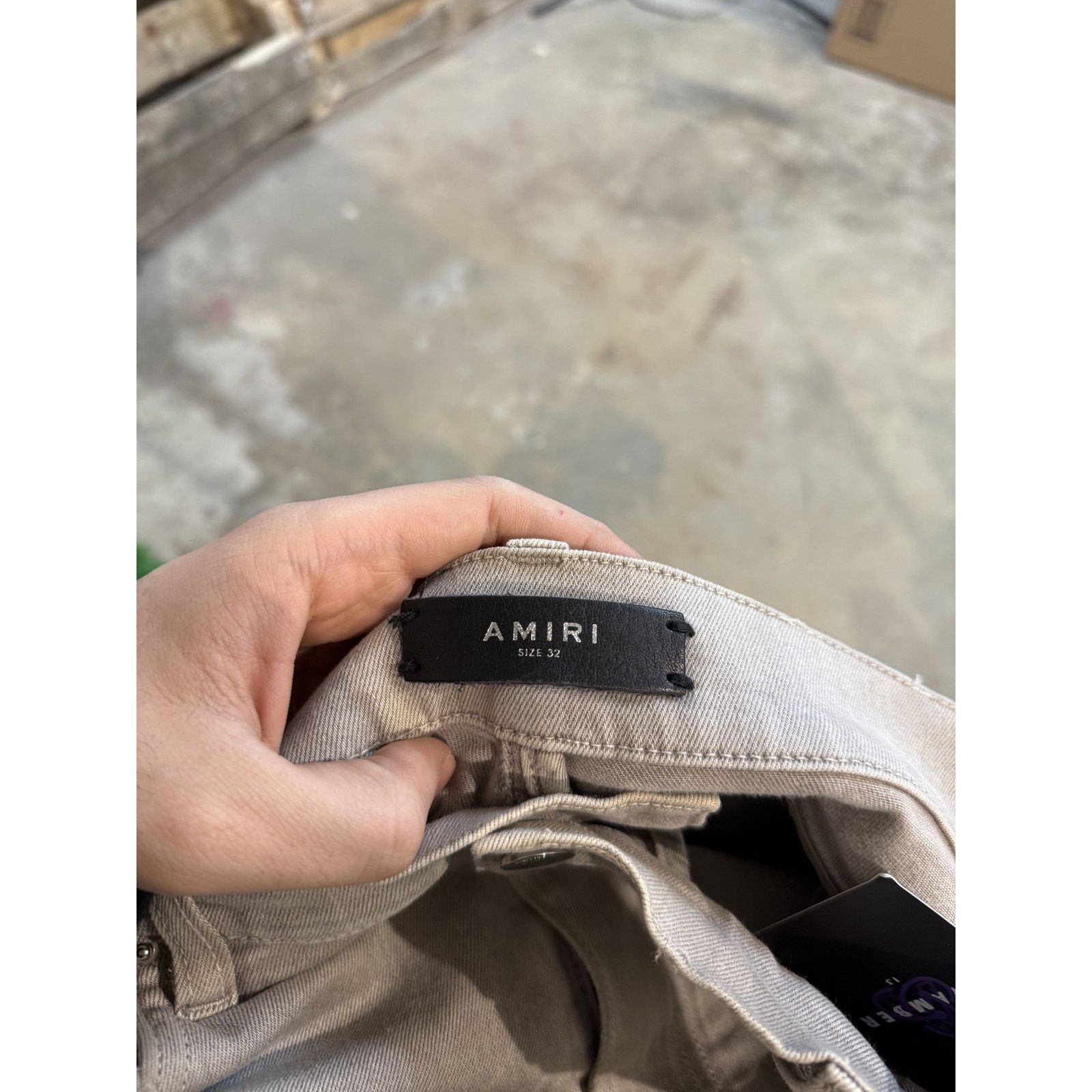 Amiri Amiri MX1 Sand Used 32 Size US 32 / EU 48 - 2 Thumbnail