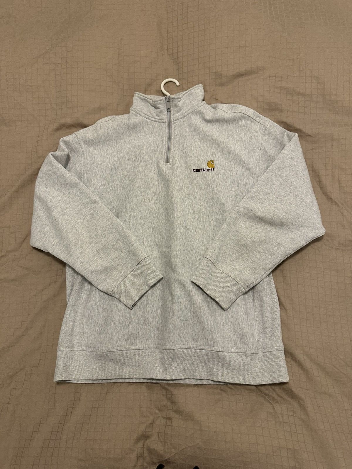 Carhartt CARHARTT HALF ZIP AMERICAN SCRIPT SWEAT Size US XL / EU 56 / 4 - 1 Thumbnail