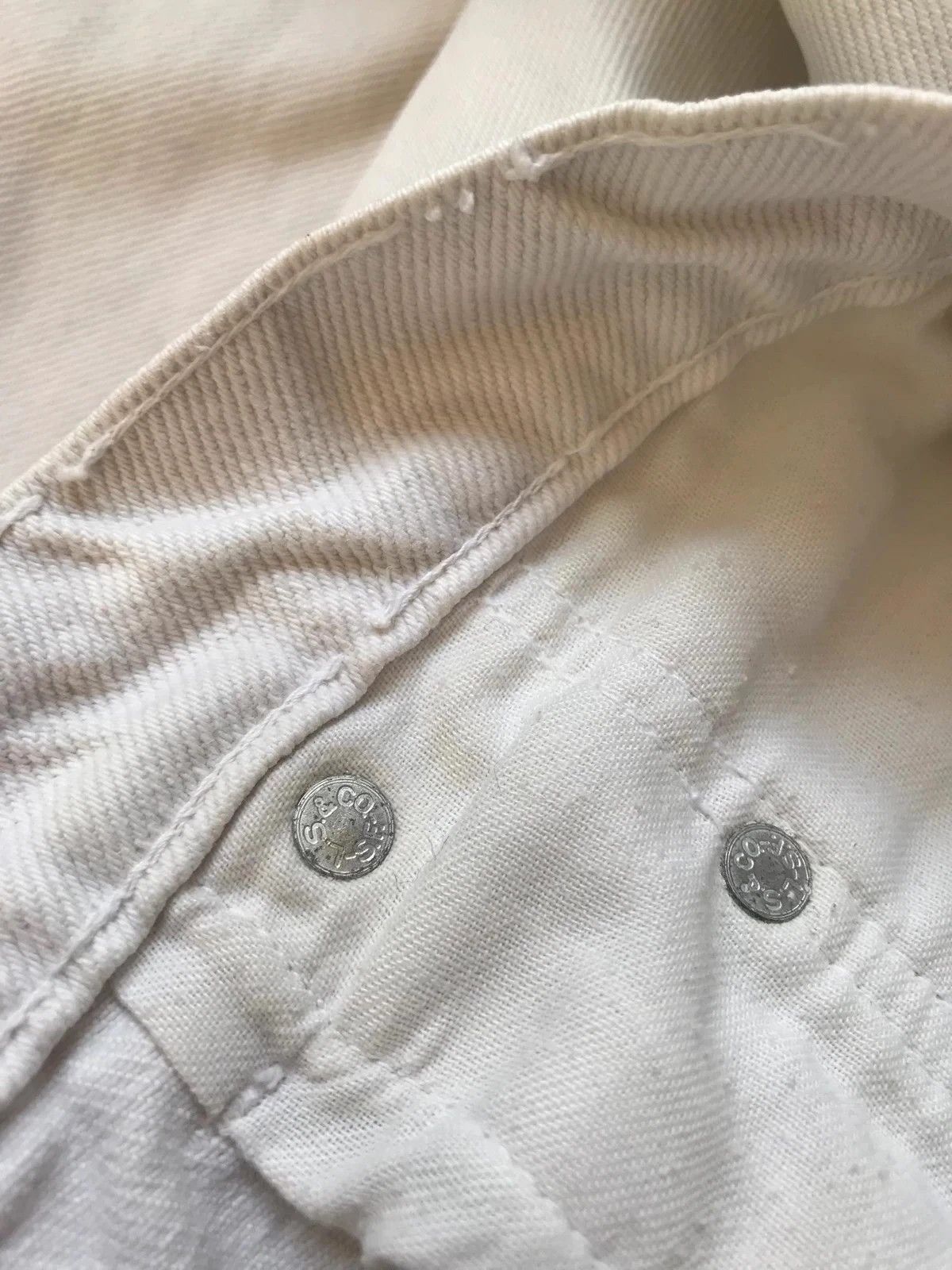 Levi's Levi's 80s Vintage White Denim White Tab Sz W 33 L 34 1983 Size US 33 - 7 Thumbnail