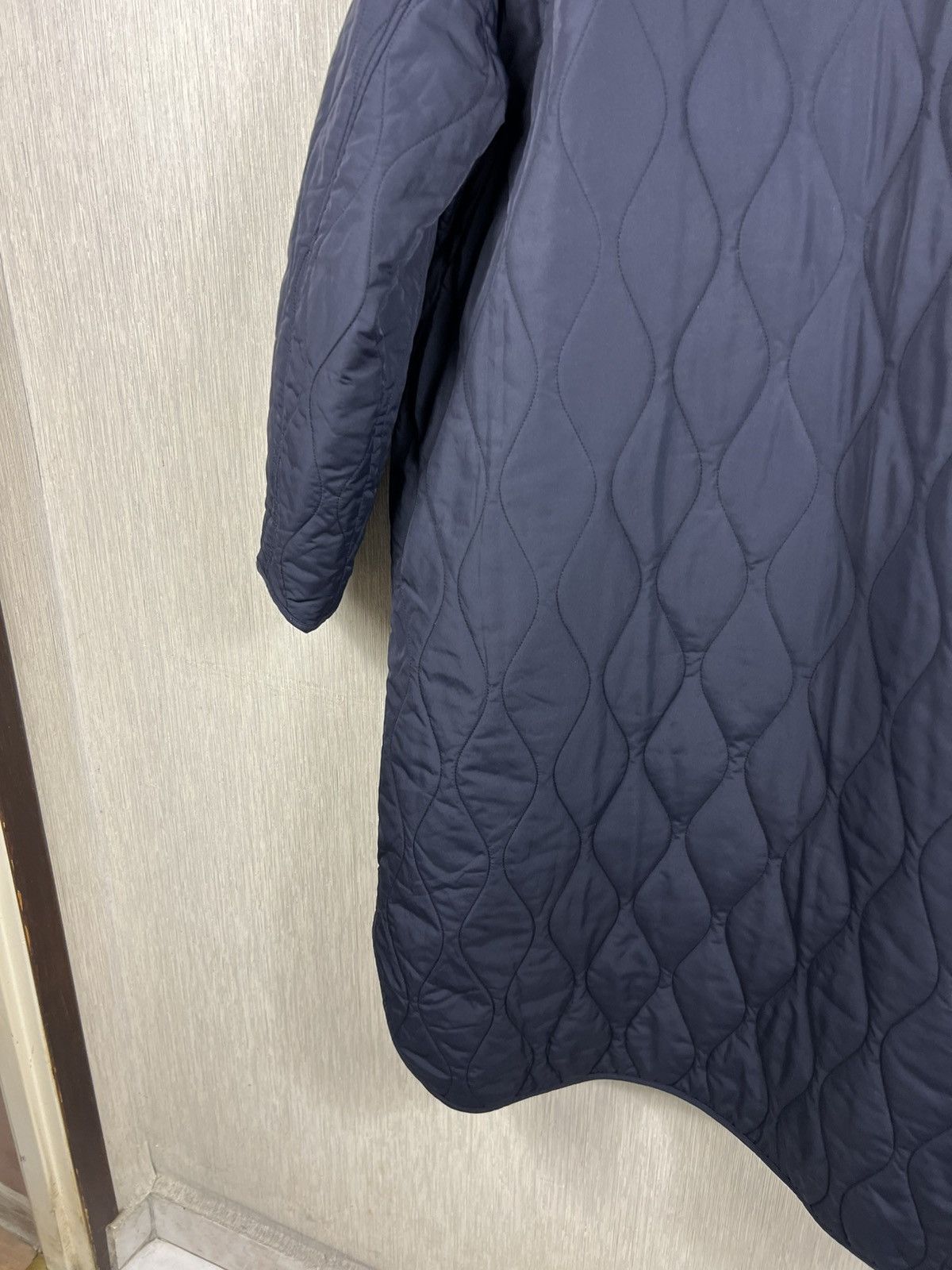 Cos COS reversible navy nylon long coat jacket double sided Size L / US 10 / IT 46 - 17 Thumbnail