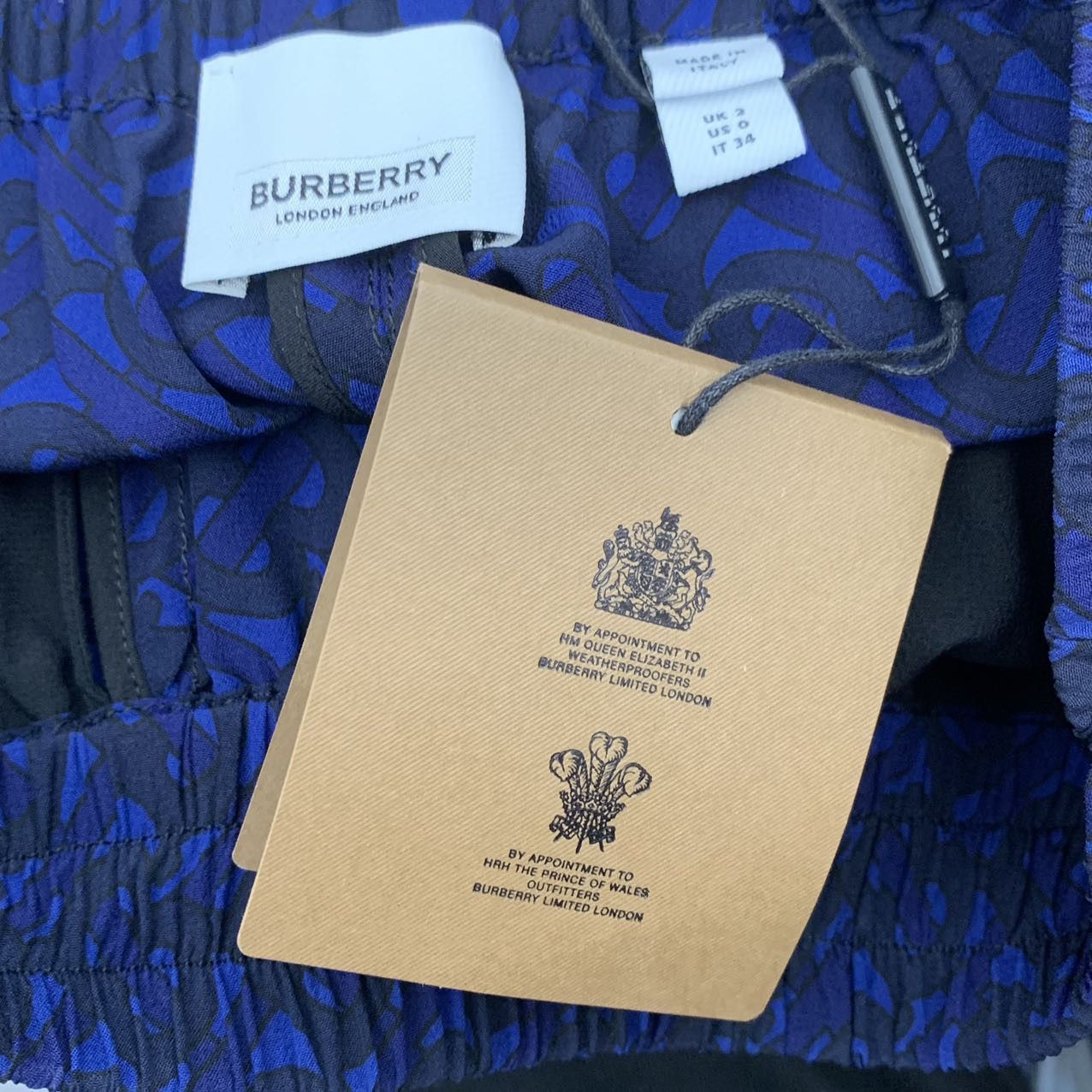 Burberry Burberry Navy TB Printed Shorts K26WX Size US 34 / EU 50 - 7 Thumbnail