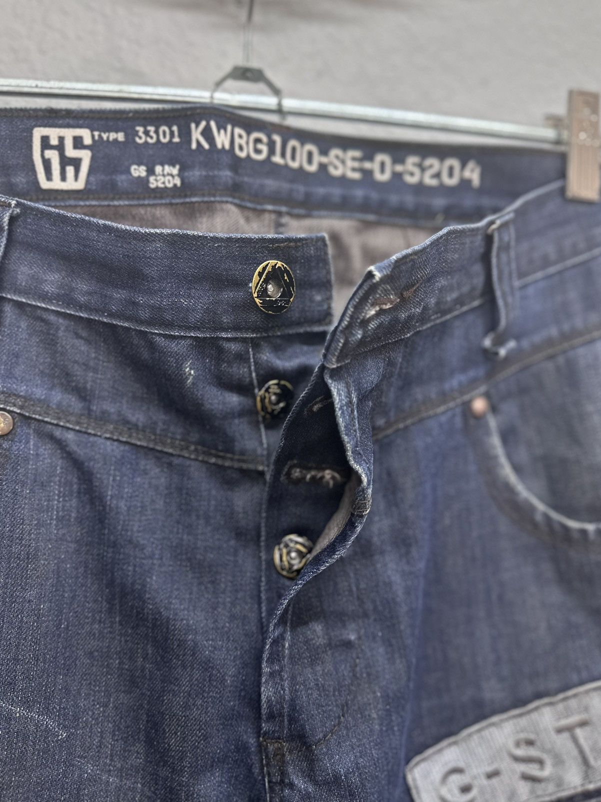 G-Star Vintage cargo denim distressed rare G-star style jeans pants Size US 34 / EU 50 - 10 Thumbnail