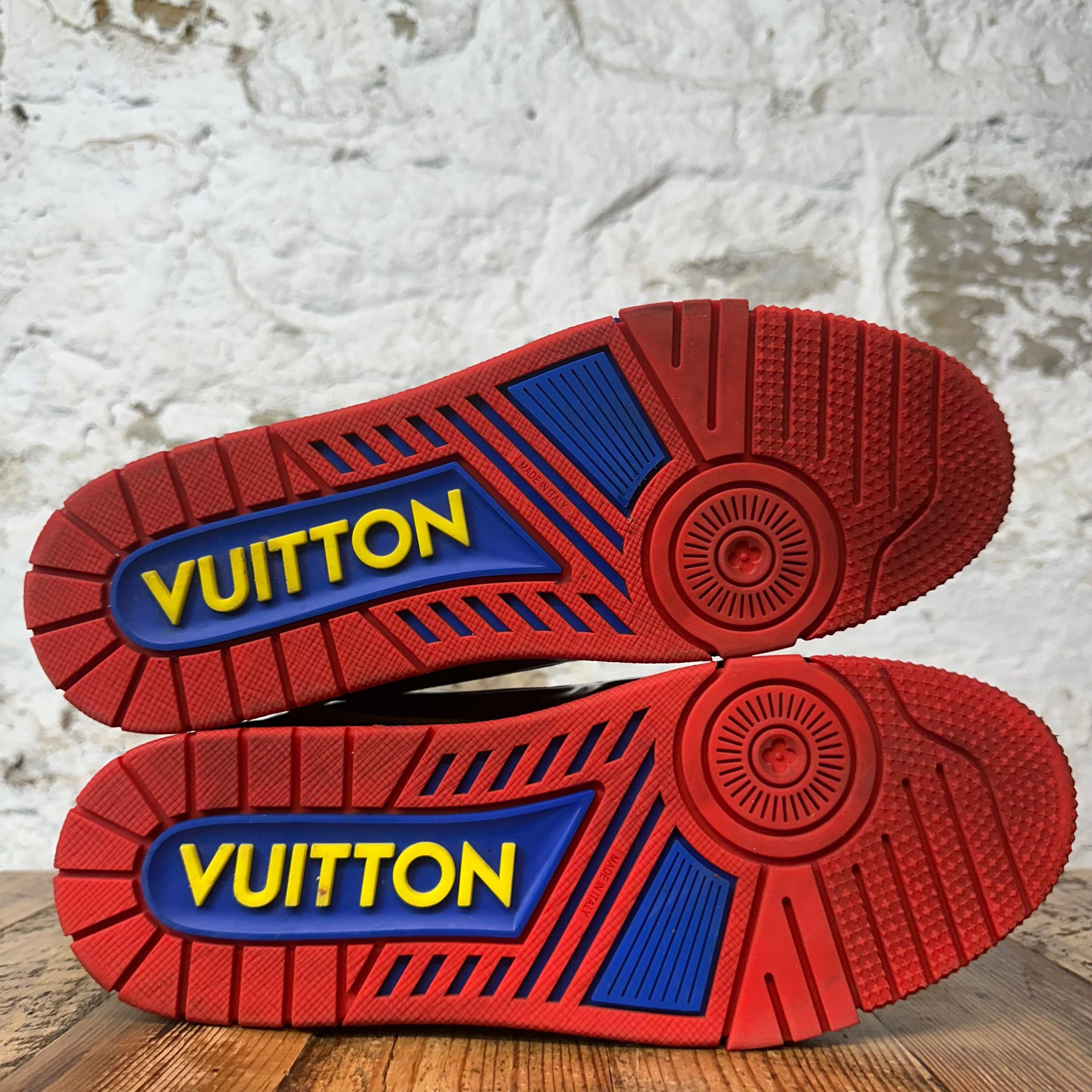 Louis Vuitton Louis Vuitton Marine Patent Trainer Sneaker Sz 11 (9.5LV) Size US 11 / EU 44 - 5 Thumbnail