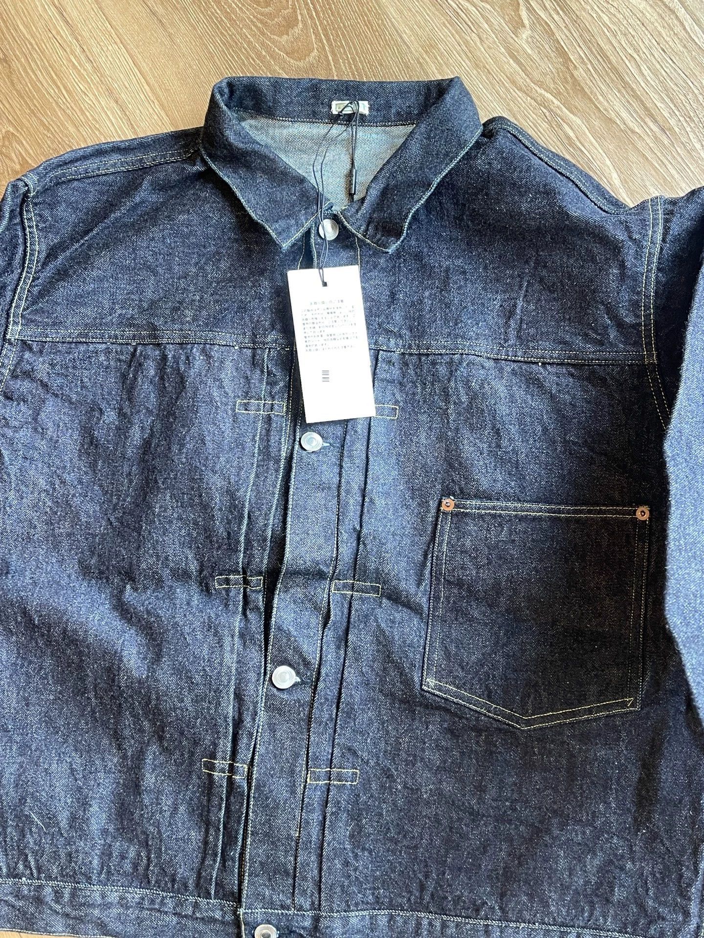 A.PRESSE A.PRESSE 1st Type Denim 13.5oz 24aw Indigo Denim Jacket 50 Size US M / EU 48-50 / 2 - 3 Thumbnail