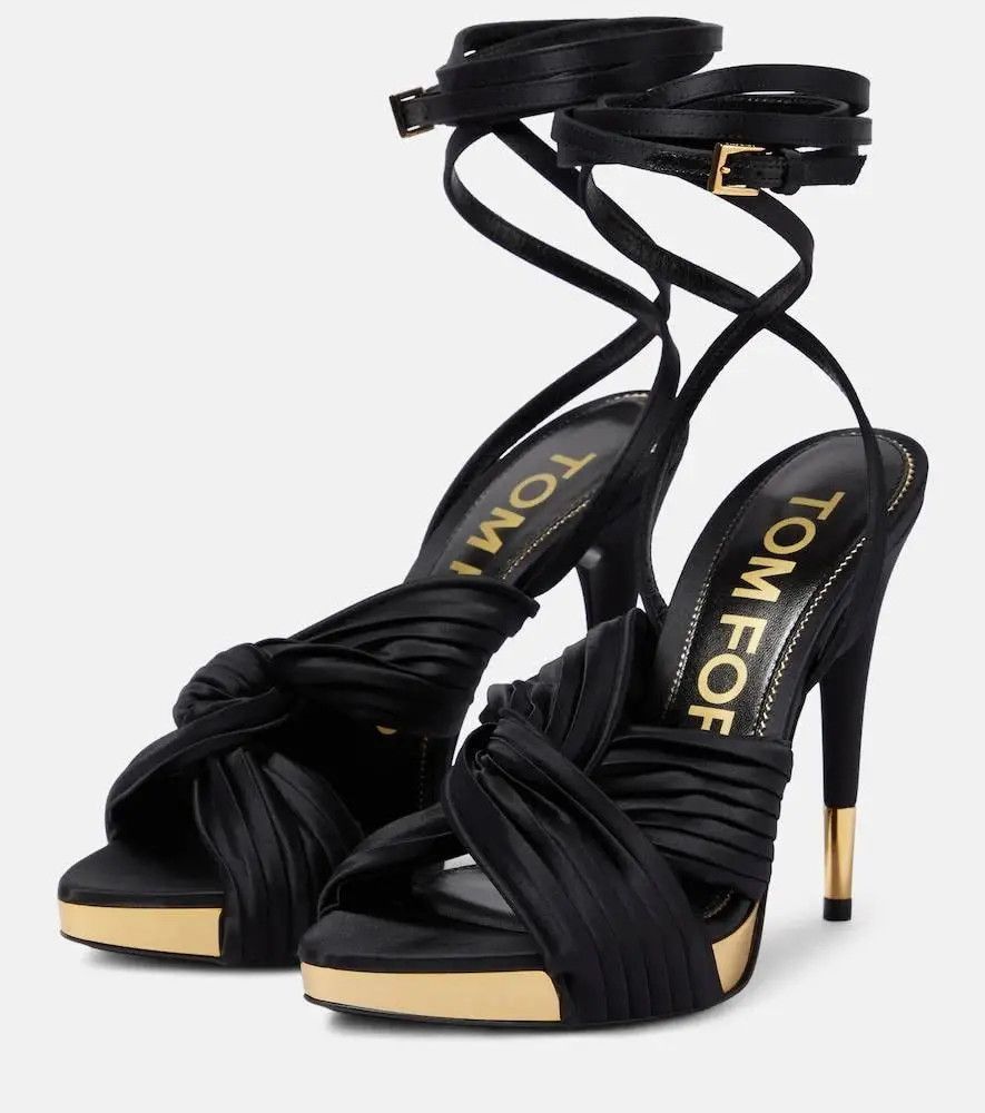Tom Ford o1w1db11224 W3256 Sandals in Black Size US 12 / IT 42 - 3 Thumbnail