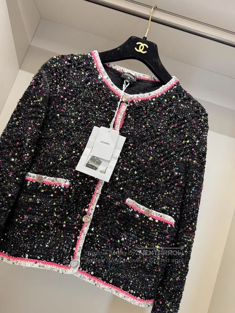 Chanel Chanel 24c sequined cardigan coat Size XS / US 0-2 / IT 36-38 - 2 Thumbnail