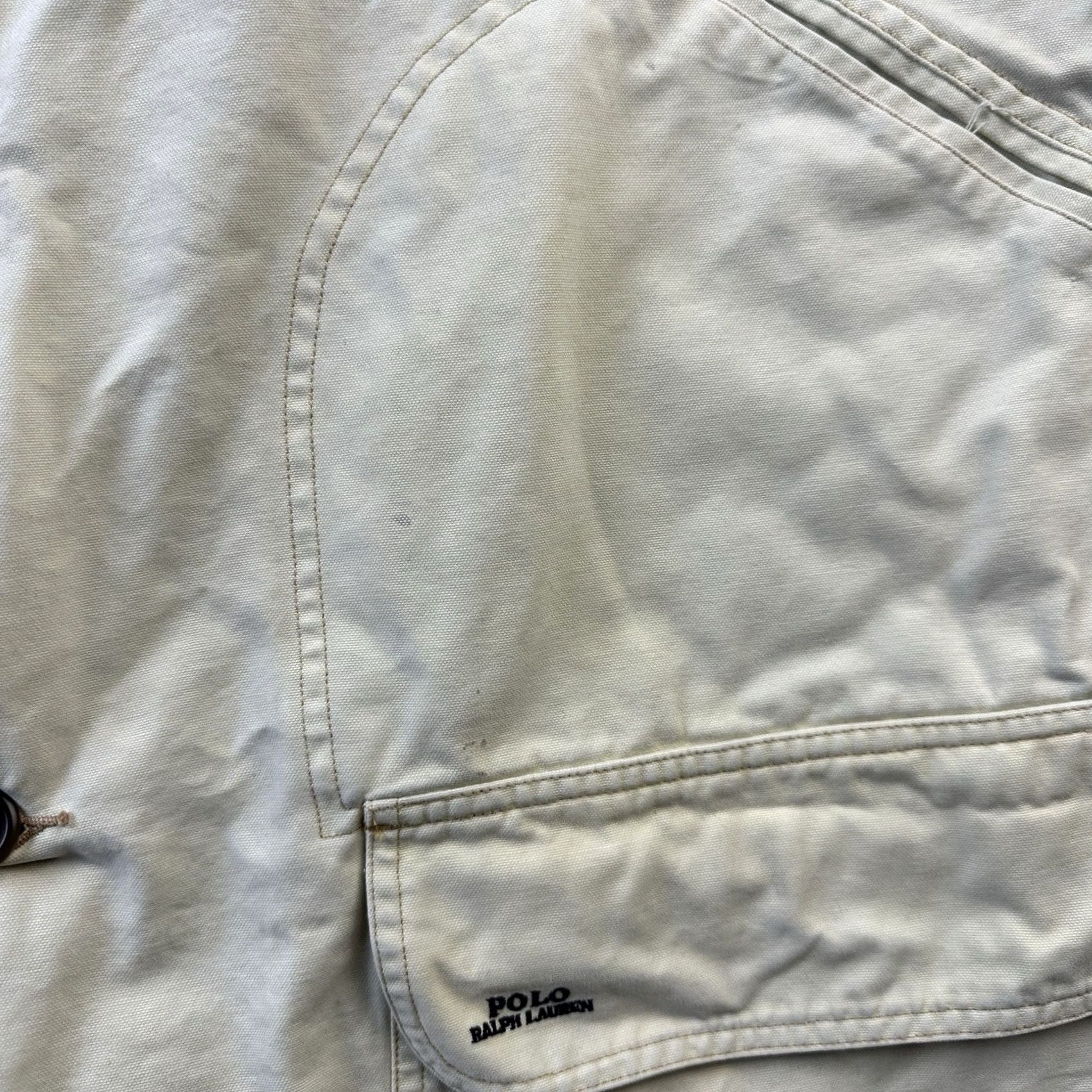 Polo Ralph Lauren VINTAGE Polo Ralph Lauren Jacket Mens 2XL XXL Tan Corduroy Collar Field Barn Chore Coat Size US L / EU 52-54 / 3 - 5 Thumbnail