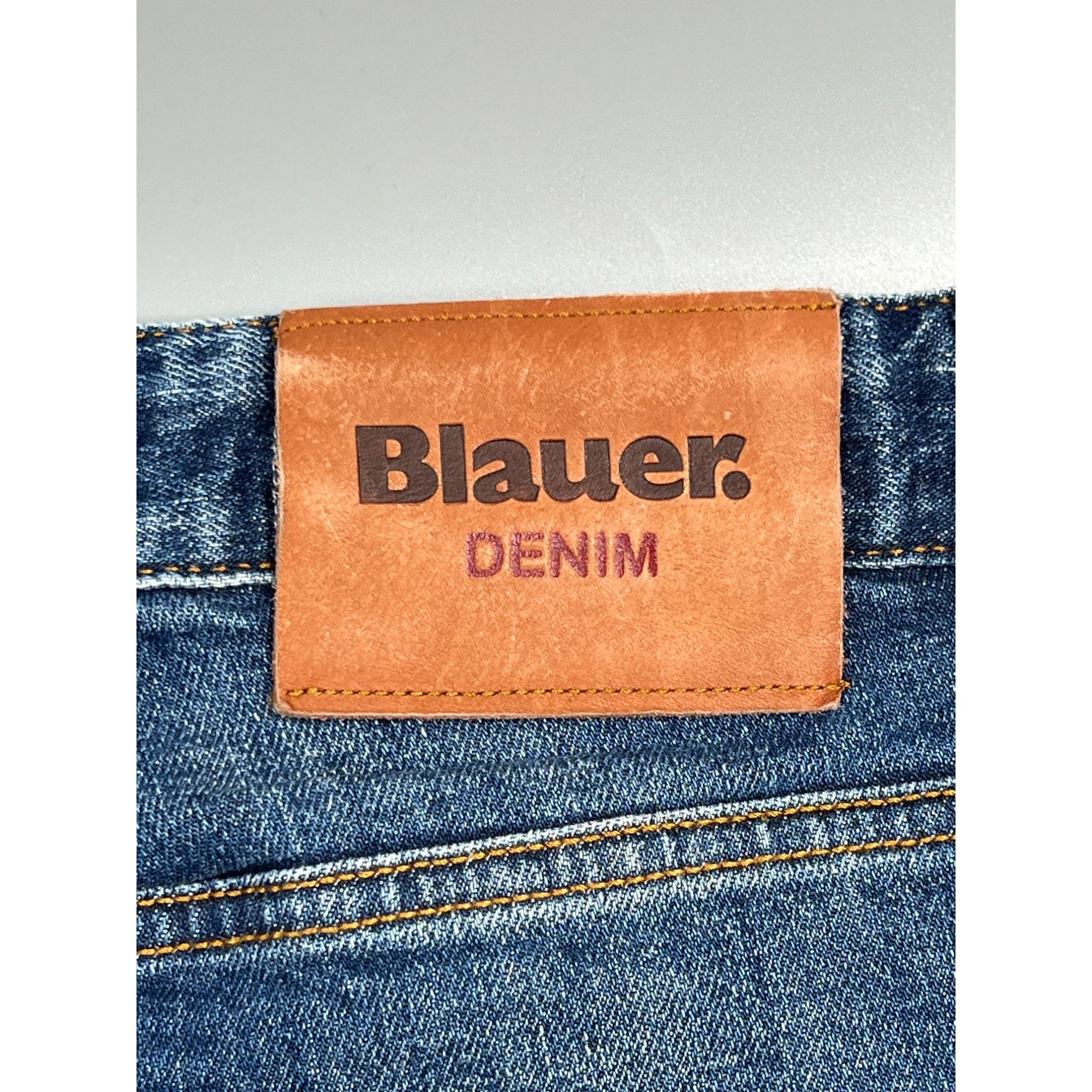 Other Blauer Skinny Selvedge Denim Jeans Pants (Y0969) Size US 33 - 14 Thumbnail