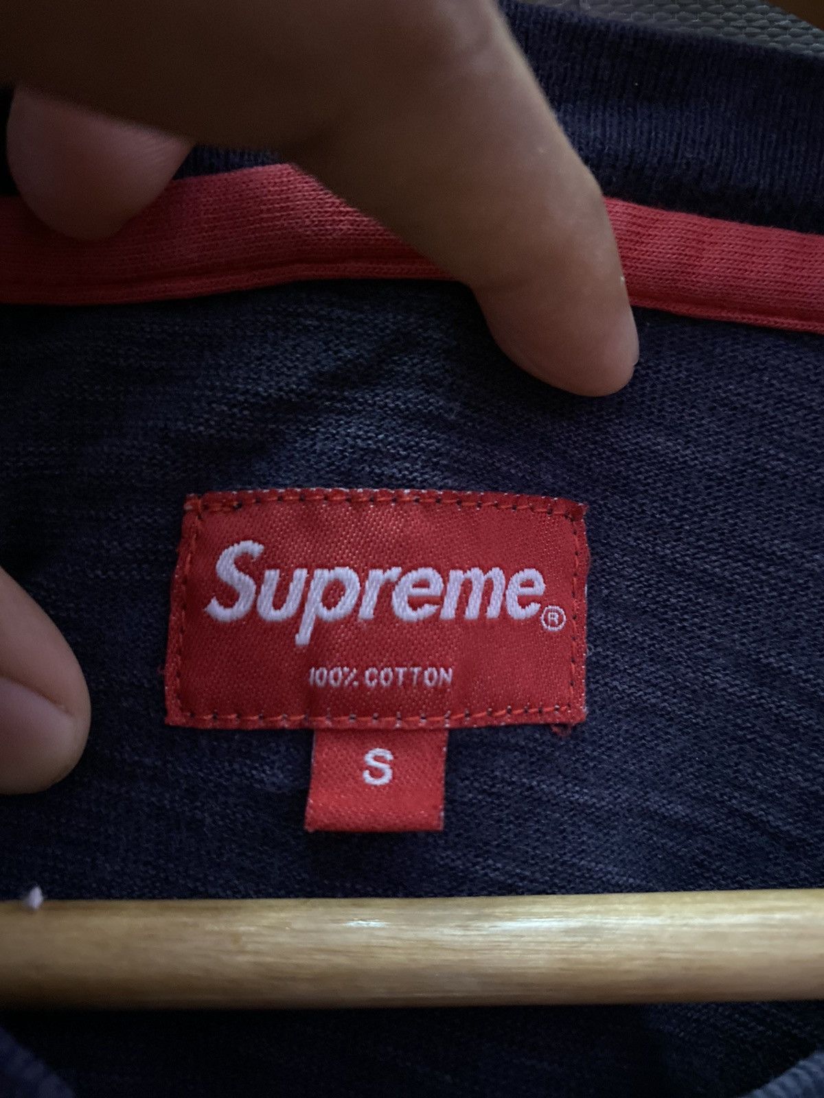 Supreme Supreme Plain Pocket T Shirt Grey 2013 Size US S / EU 44-46 / 1 - 6 Thumbnail