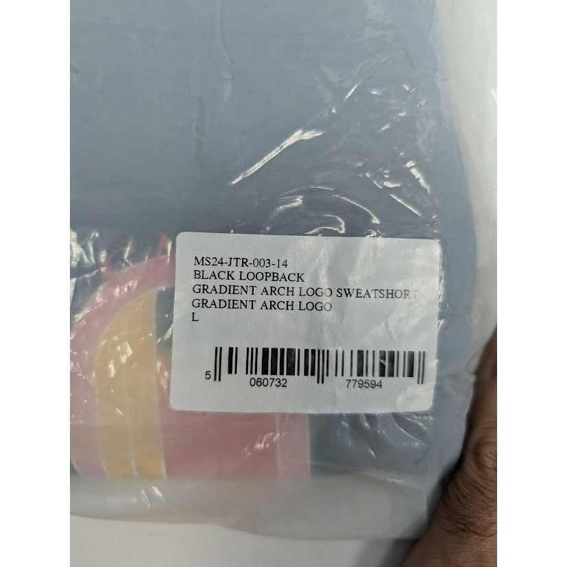 Casablanca o1rshd1 Gradient Arch Logo Sweatshort in Black Size US 34 / EU 50 - 14 Thumbnail