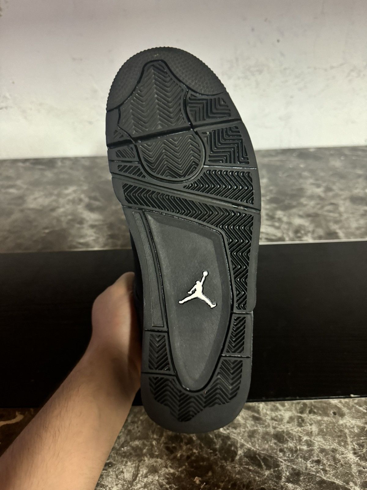 Nike Air Jordan 4 “Black Cat” Men’s Size 12 (Worn Twice) Size US 12 / EU 45 - 5 Thumbnail