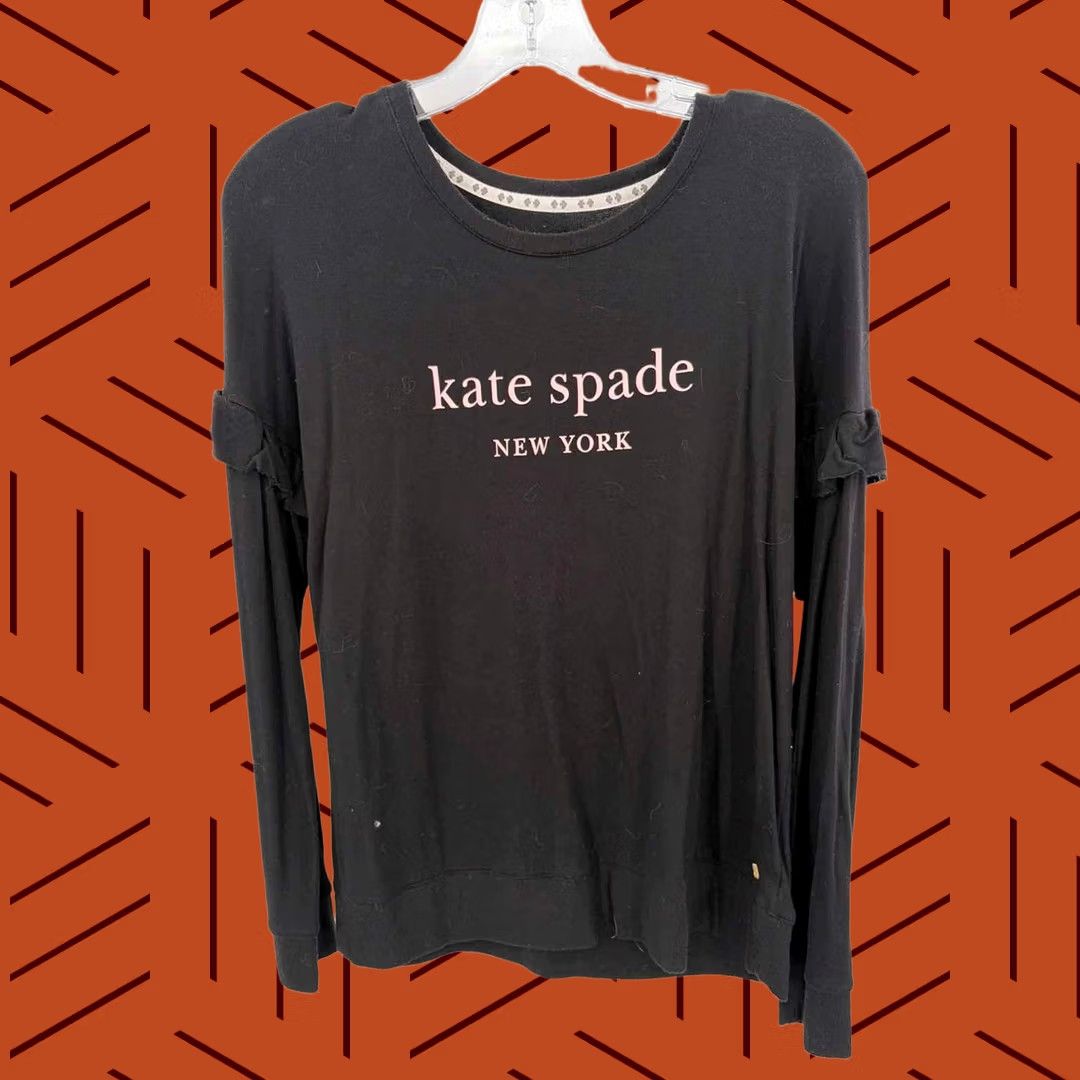 Vintage Kate Spade Sweater Small Black Pre Owned Size Logo Size S / US 4 / IT 40 - 1 Thumbnail
