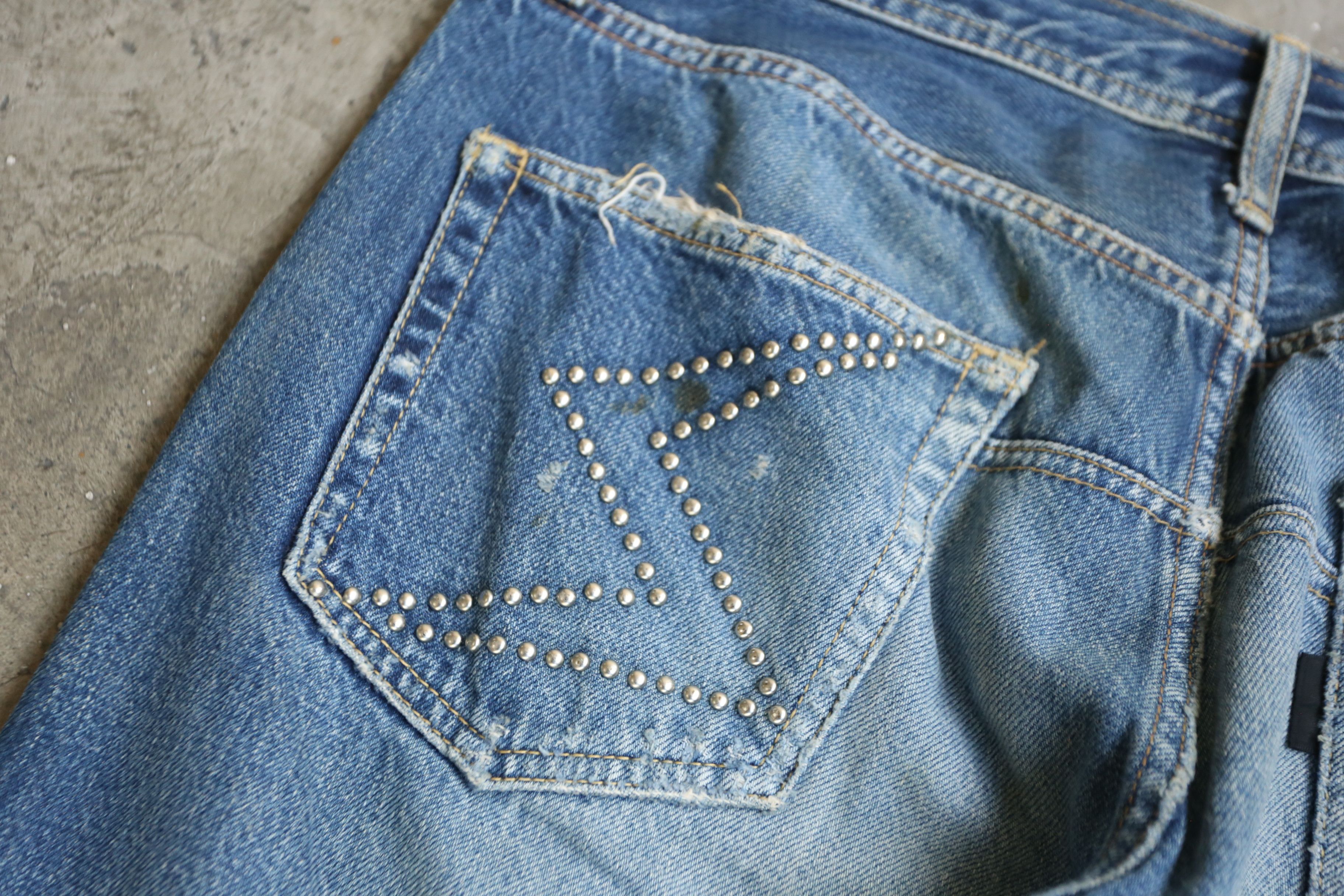 Undercover Undercover - S/S 09 - "Neo Boy" Patti Smith Poem Denim Jean Size US 30 / EU 46 - 4 Thumbnail