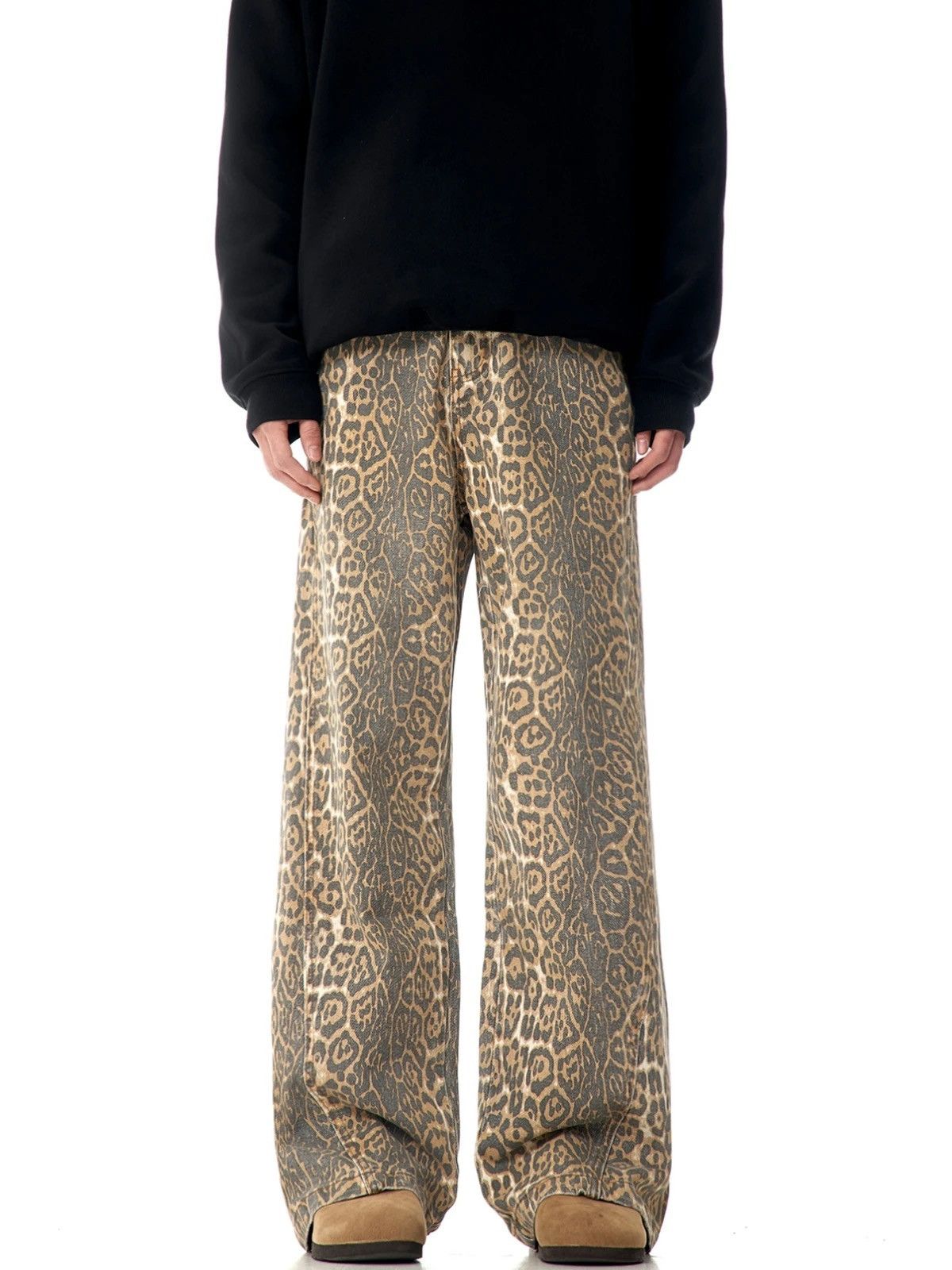 Japanese Brand Light Leopard Style Pant Size US 30 / EU 46 - 1 Thumbnail