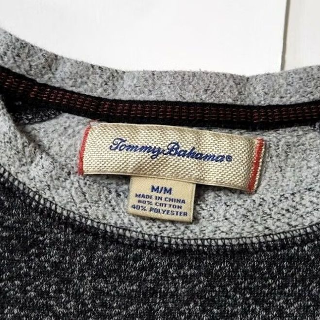 Tommy Bahama Tommy Bahama Sweatshirt Mens M Crewneck Pullover Gray Embroidered Marlin Logo Size US M / EU 48-50 / 2 - 4 Thumbnail