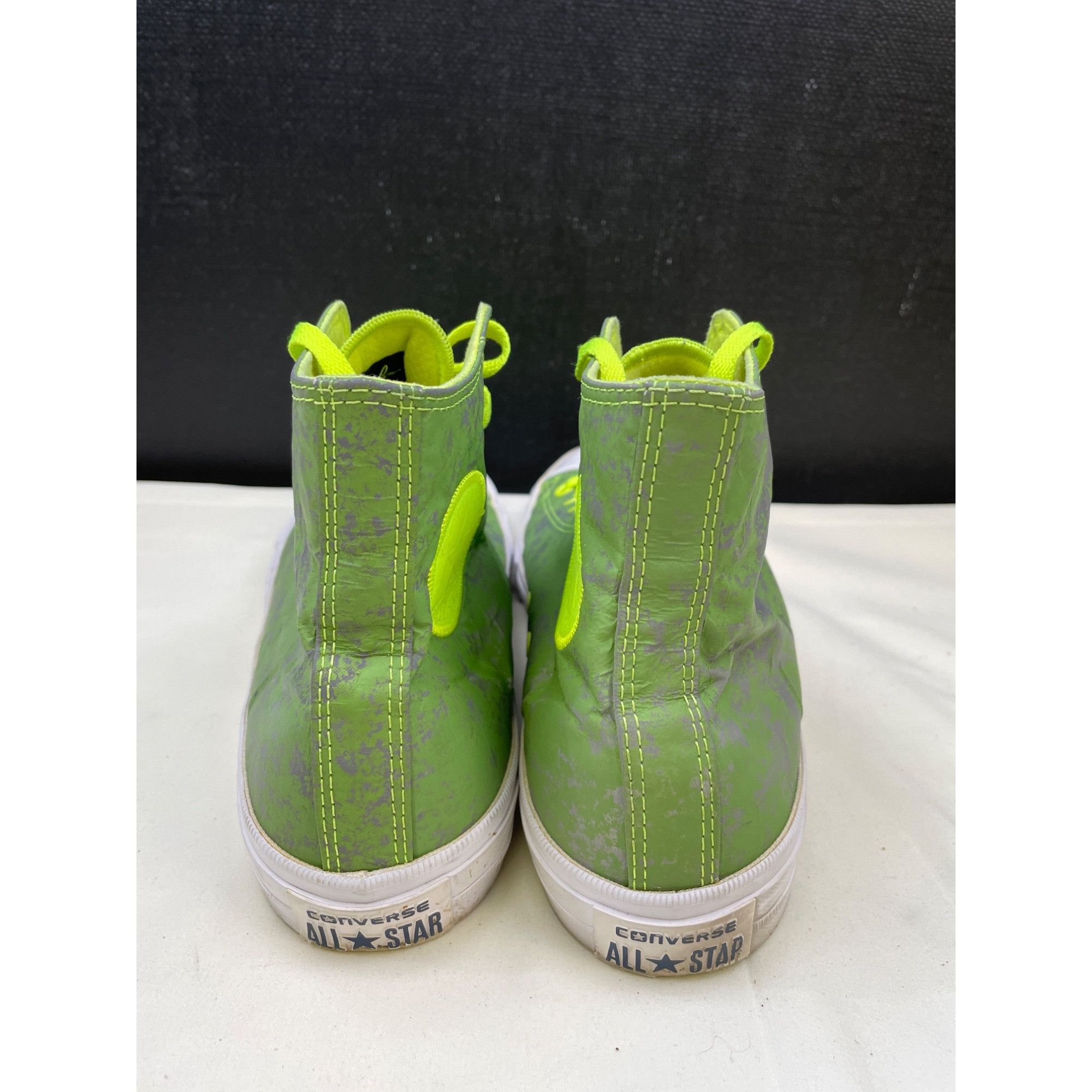 Converse Converse Unisex Chuck Taylor Green Reflective Sneaker Shoes Size US 10 / EU 43 - 5 Thumbnail
