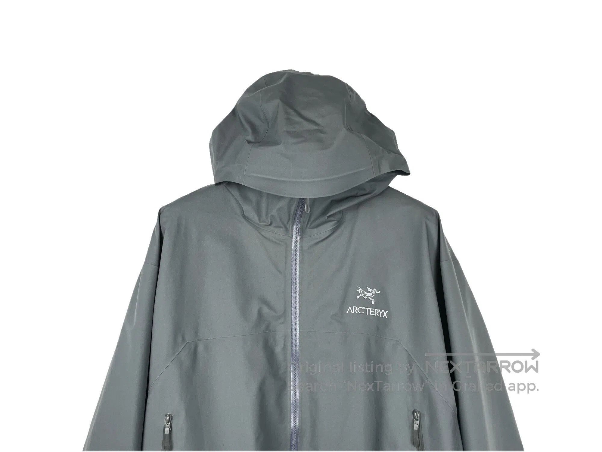 Arc'teryx Arc’teryx Dark Mist Grey Hardshell Windbreaker Jacket Size US XXL / EU 58 / 5 - 3 Thumbnail