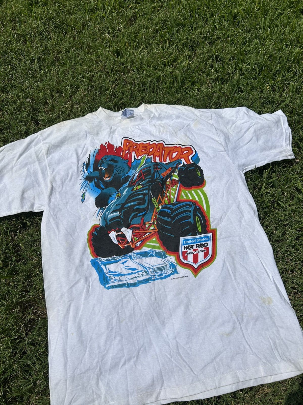 Vintage Rare Vintage Predator Monster Truck T Shirt 1990 Size US XL / EU 56 / 4 - 2 Thumbnail