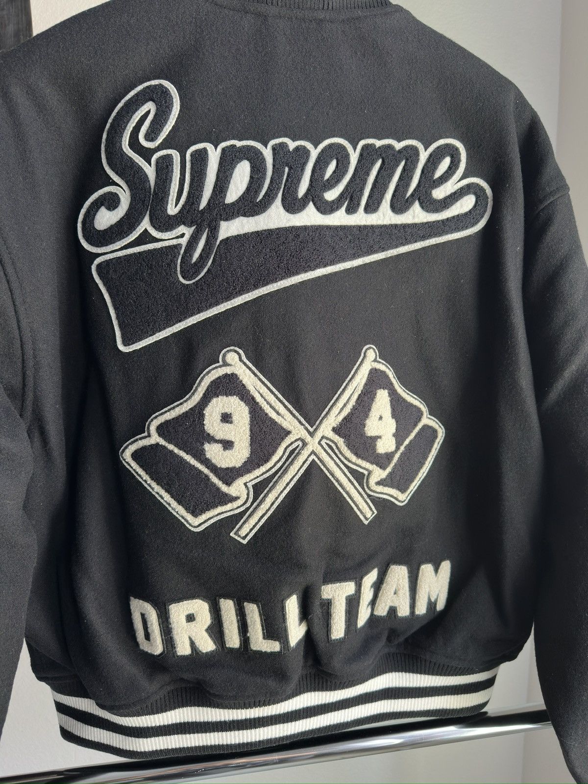 Supreme Drill Team Varsity Jacket Black Size US M / EU 48-50 / 2 - 7 Thumbnail