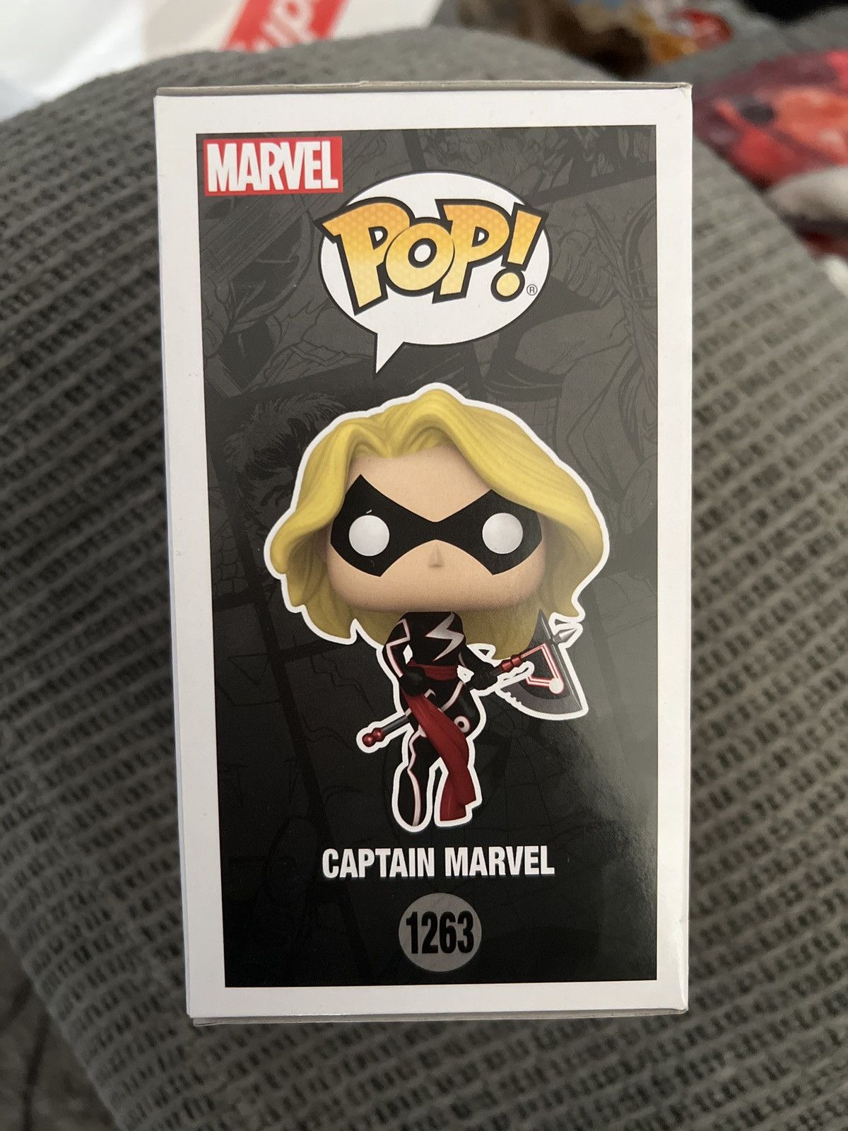 Marvel Comics Funko Pop! Captain Marvel Bobble-Head Size ONE SIZE - 3 Thumbnail