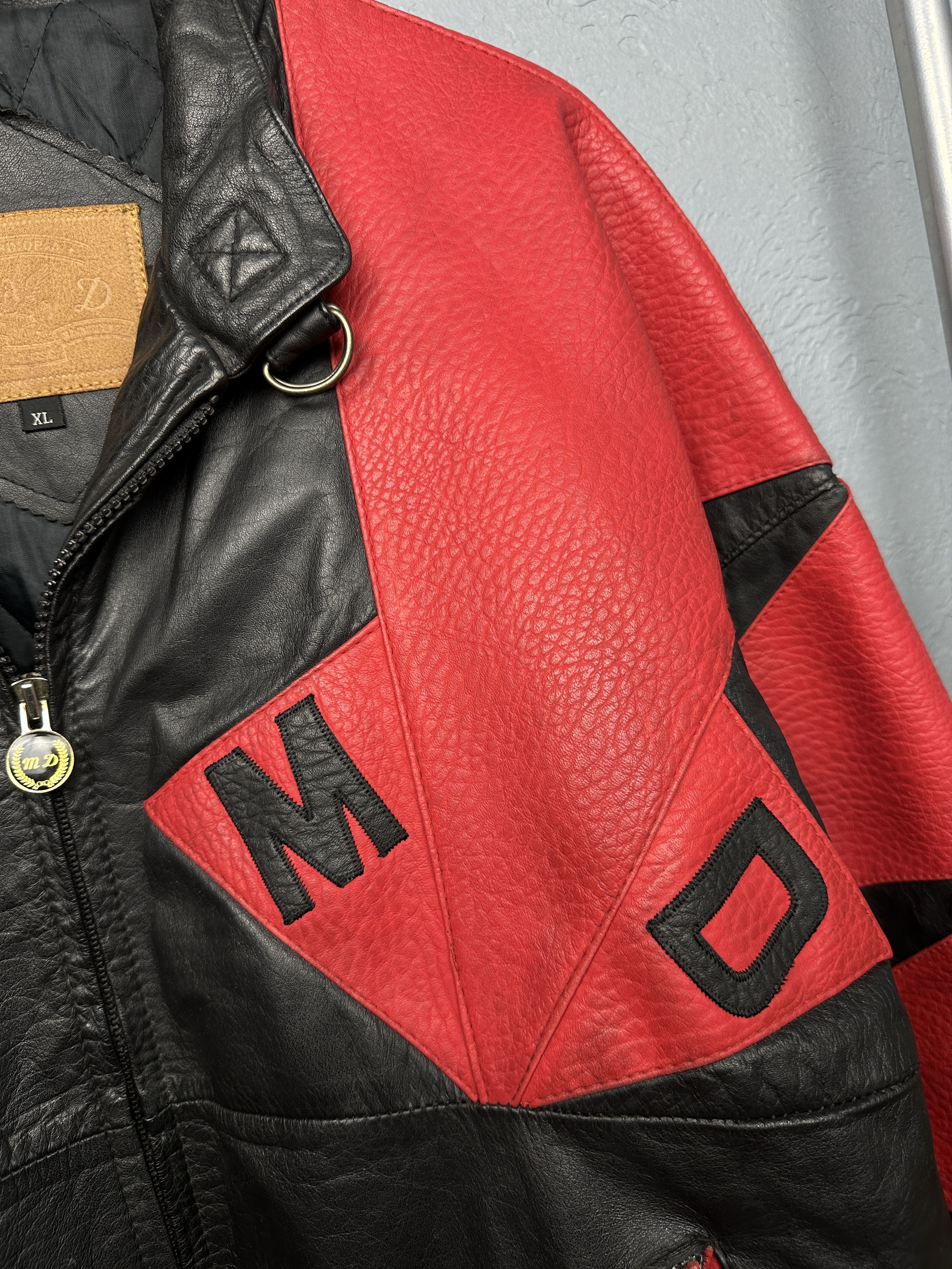 Other M&D Vintage Mens Genuine Leather Jacket Size US XL / EU 56 / 4 - 5 Thumbnail