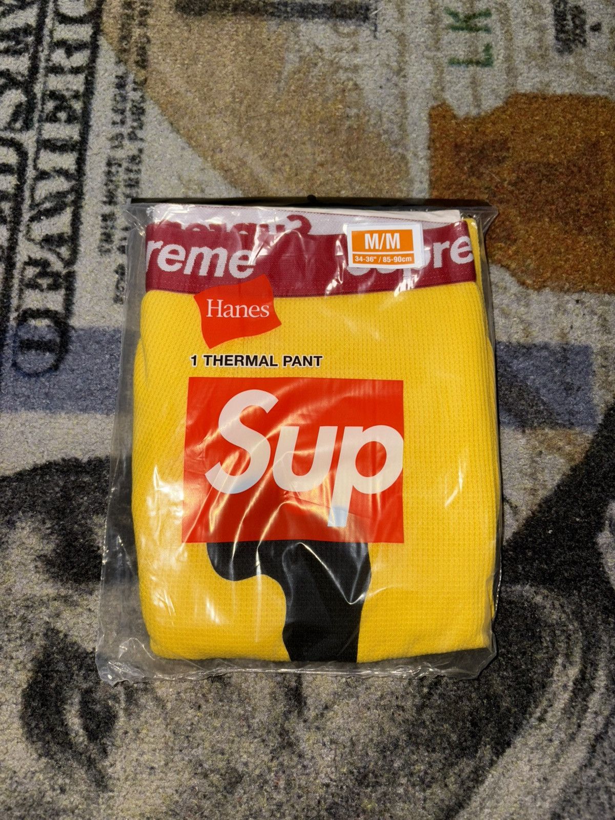 Hanes × Supreme Supreme Hanes Bones Skeleton Thermal Pant (1 Pack) MEDIUM Size 30 - 1 Thumbnail