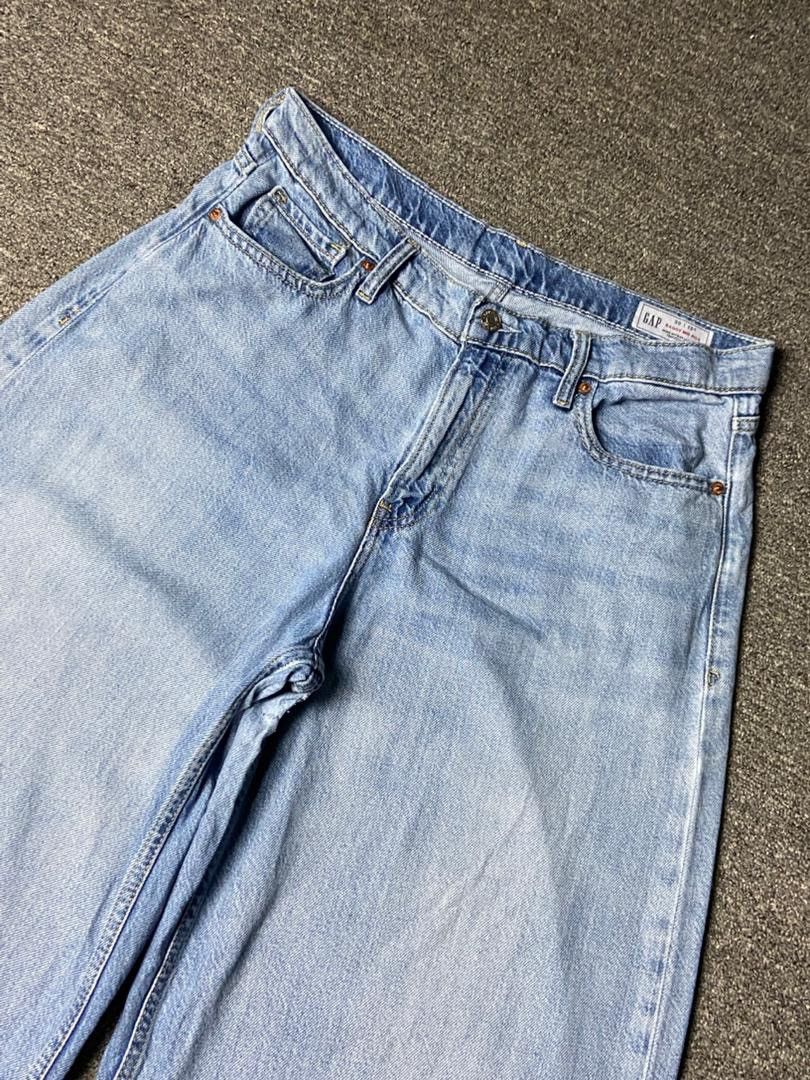 Gap GAP Baggy Mid Rise Denim Jeans (162) Size US 32 / EU 48 - 2 Thumbnail
