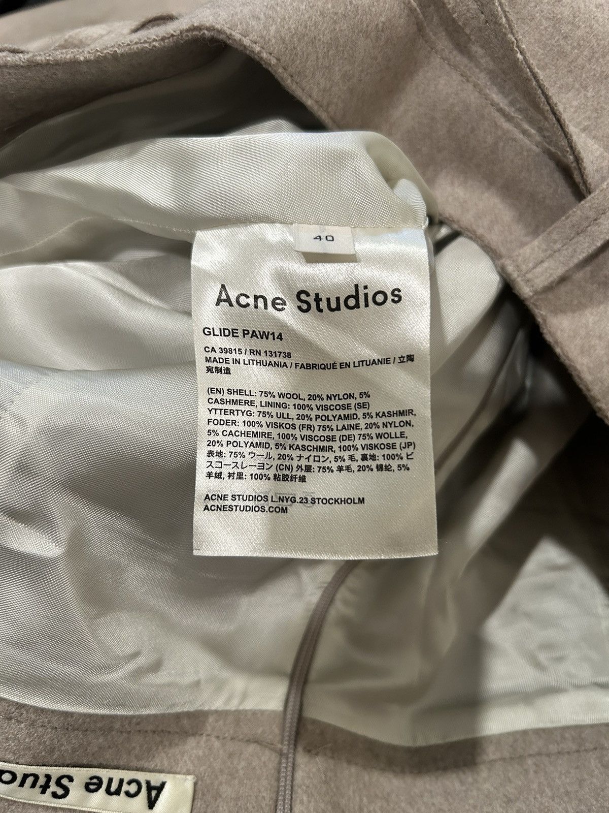 Acne Studios Acne studios aw14 glide skirt archive avant garde rick raf Size 27" / US 4 / IT 40 - 5 Thumbnail