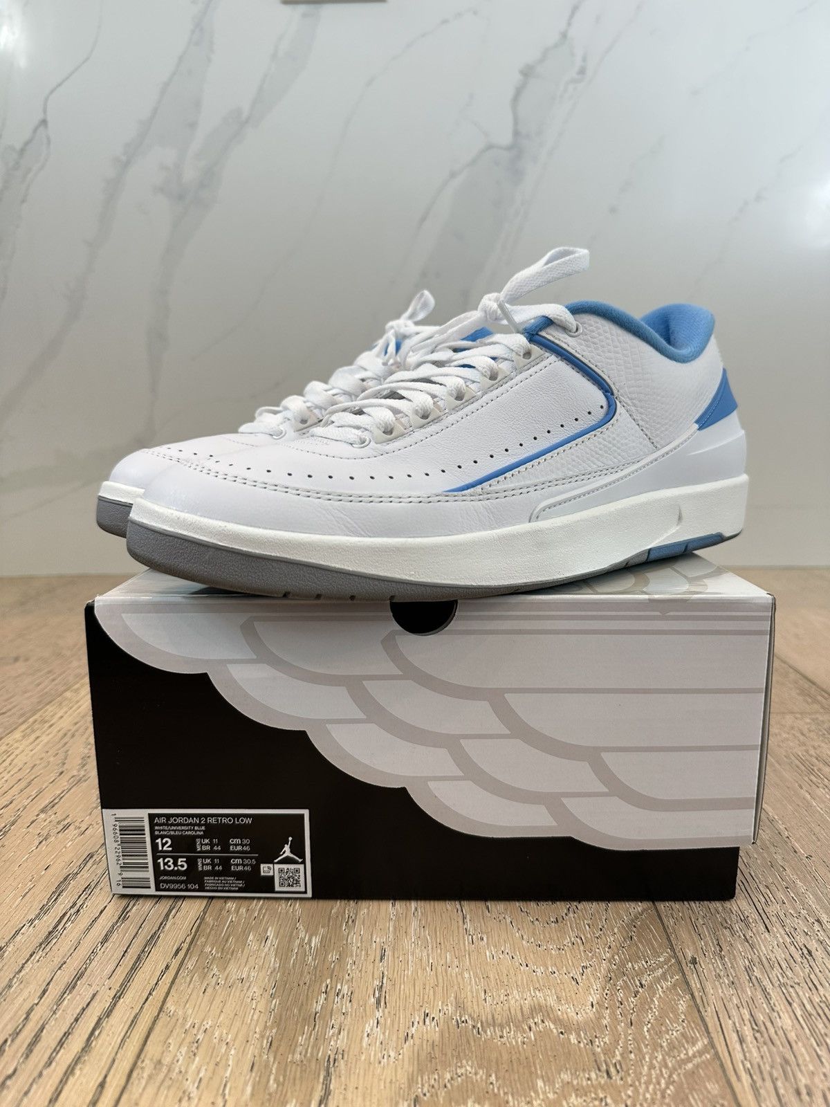 Jordan Brand Jordan 2 Retro Low UNC Size US 12 / EU 45 - 1 Thumbnail