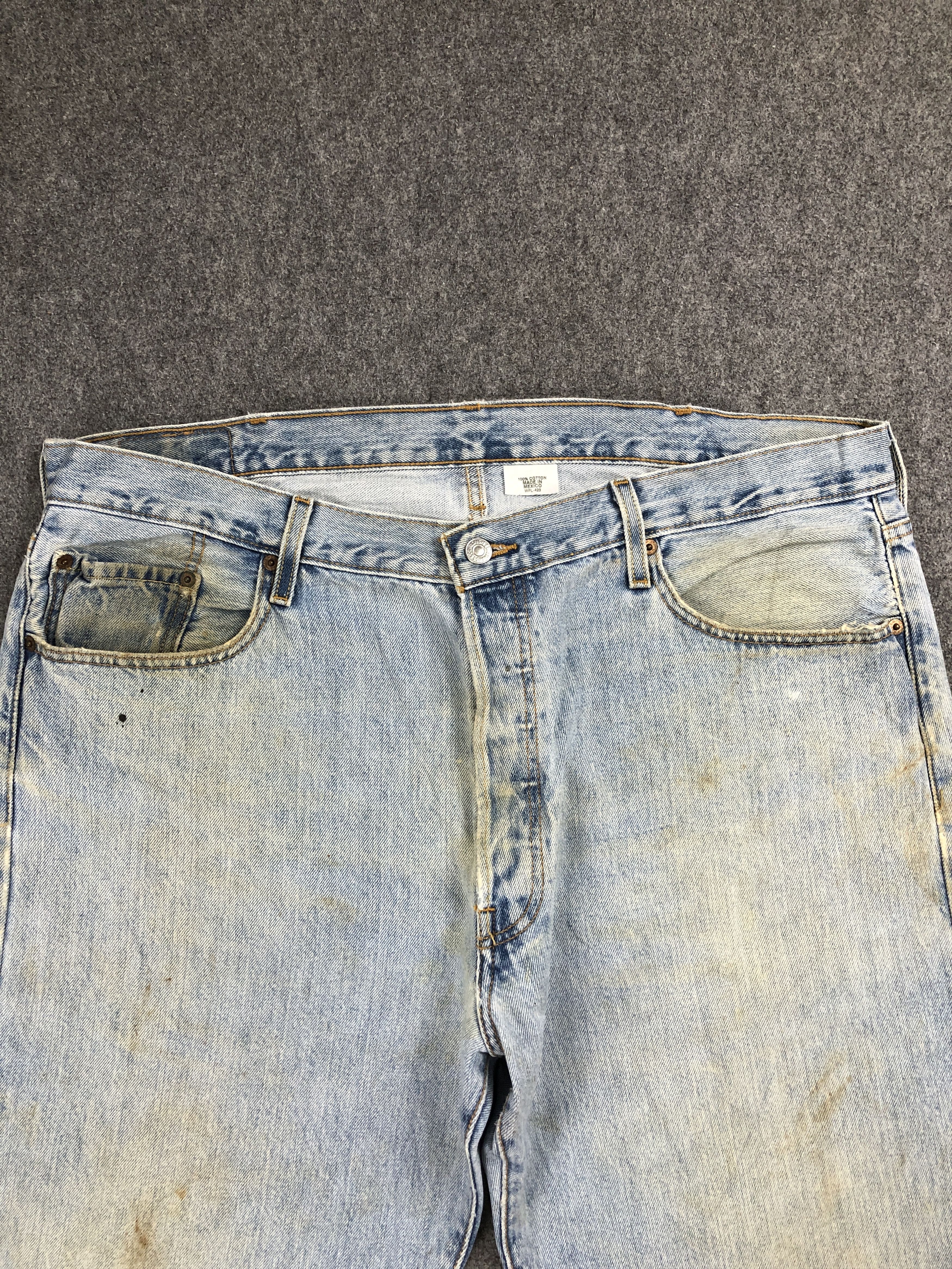 Levi's Vintage Levis 501 Light Washed Jeans DP2262 Size US 40 / EU 56 - 2 Thumbnail