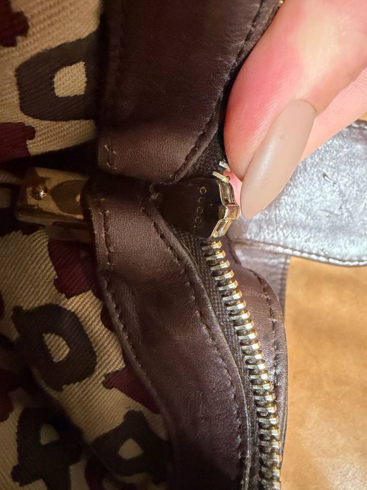 Gucci Gucci Leather Horsebit Monogram Hobo Bag Size ONE SIZE - 8 Thumbnail