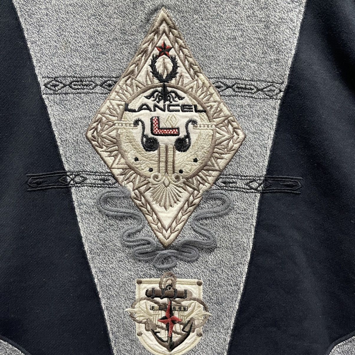 Lancel Early 90s Vintage Lancel Paris Embroidered Sweatshirt Size US M / EU 48-50 / 2 - 3 Thumbnail