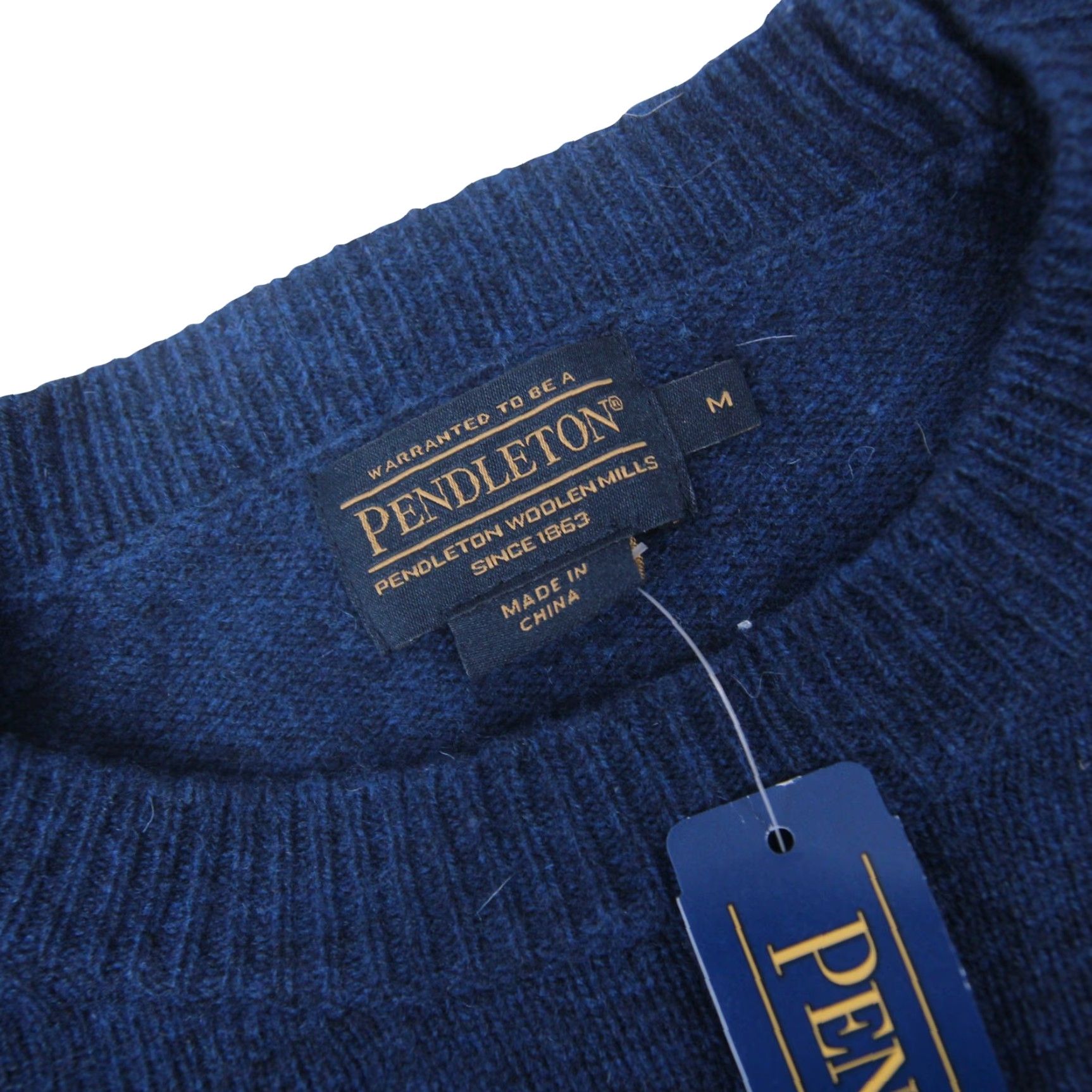 Pendleton VINTAGE Pendleton Womens Medium Oversized Wool Sweater Blue Size M / US 6-8 / IT 42-44 - 4 Thumbnail