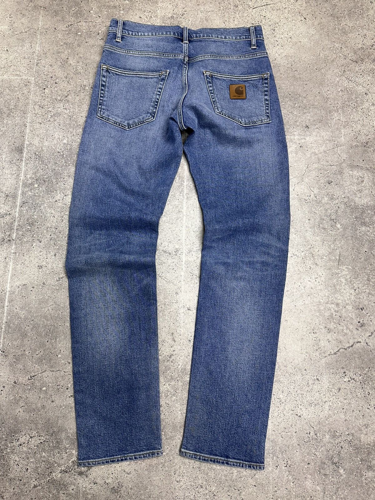 Carhartt Carhartt Blue Slim Denim Pants Excellent Condition Size 30 Size US 30 / EU 46 - 9 Thumbnail