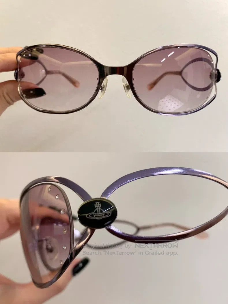 Vivienne Westwood Vivienne Westwood Vintage Second-hand Glasses, Rare Out of Size ONE SIZE - 1 Thumbnail