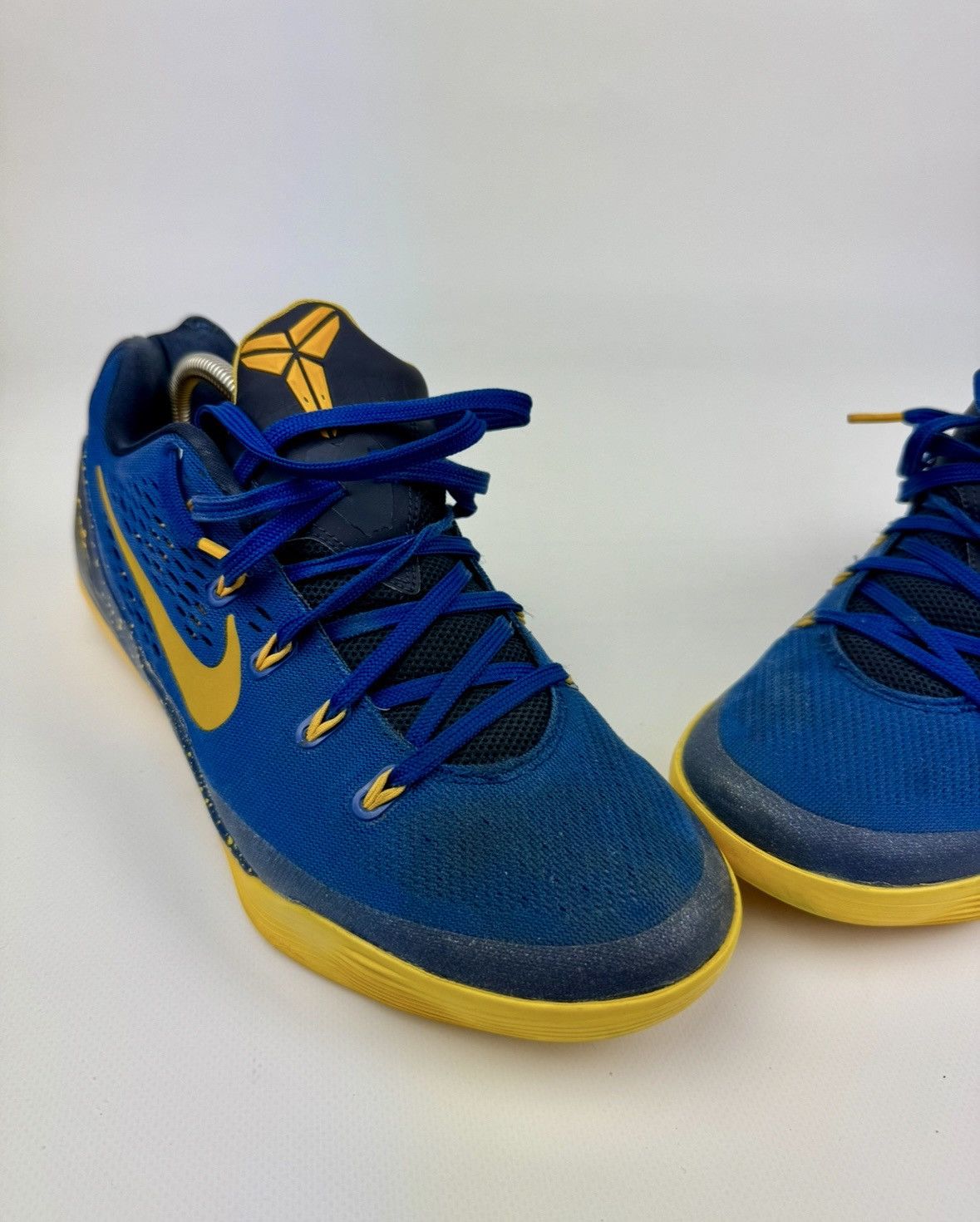 Nike Nike Kobe 9 EM Gym Blue University Gold Men's #646701-474 Size US 10 / EU 43 - 4 Thumbnail