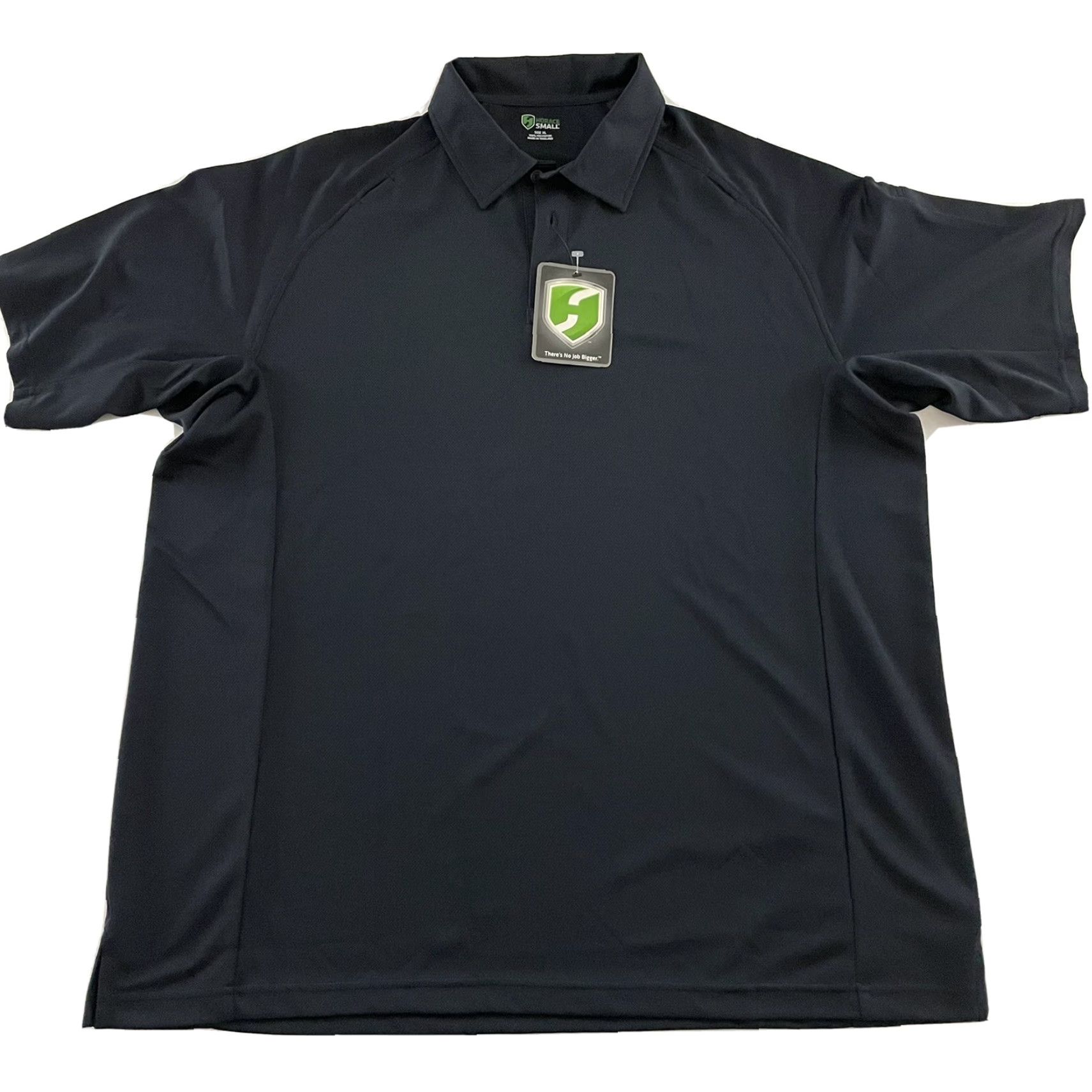 Vintage Horace Small Short Sleeve Button-Up Golf Polo Shirt Men XL Solid Black Size US XL / EU 56 / 4 - 2 Thumbnail