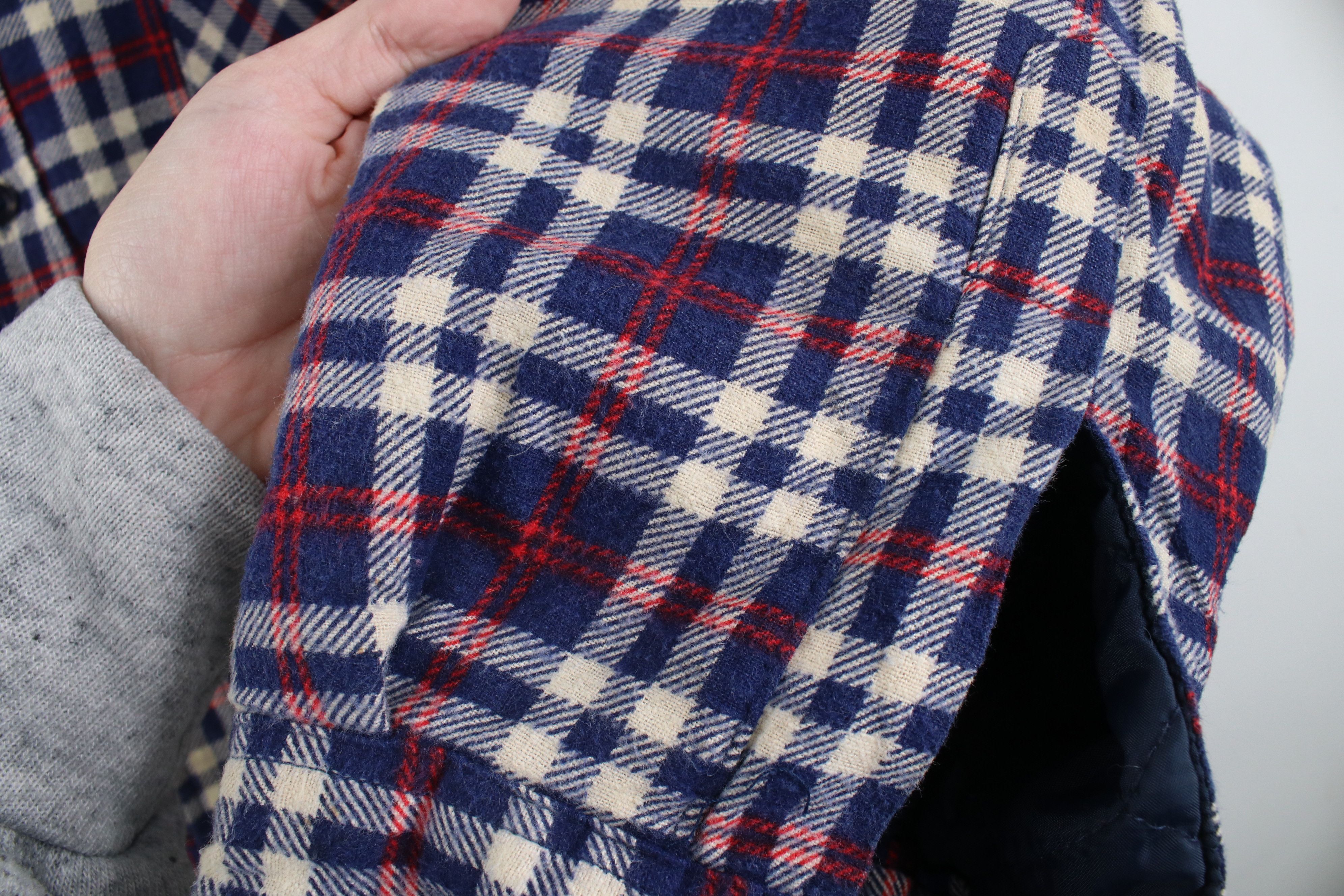 Vintage Vintage 90s Streetwear Button Shirt Jacket Jac Shirt Plaid Size US XXL / EU 58 / 5 - 6 Thumbnail