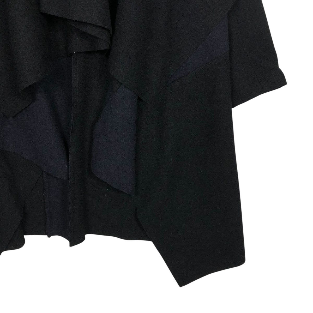 Comme des Garcons 🔥VINTAGE 2003 CAPE JACKET WOOL OVERSIZE ASYMMETRIC DRAPED Size US M / EU 48-50 / 2 - 15 Thumbnail