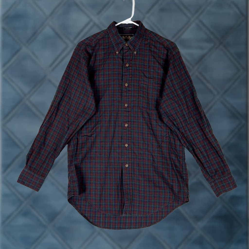 Chaps Chaps Ralph Lauren Button Up Long Sleeve Shirt Men 15.5 Plaid Multicolor Casual Top Size US L / EU 52-54 / 3 - 1 Thumbnail