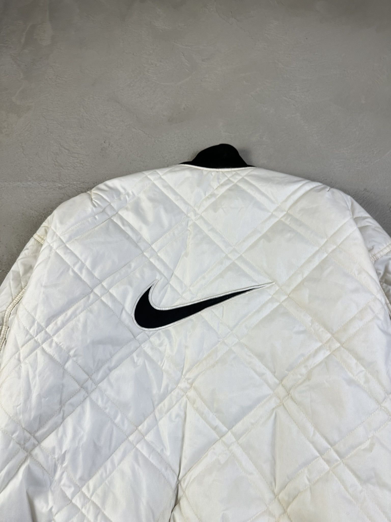 Nike 90s Reversible Nike Zip Bomber Boxy Vintage Jacket Size US L / EU 52-54 / 3 - 4 Thumbnail